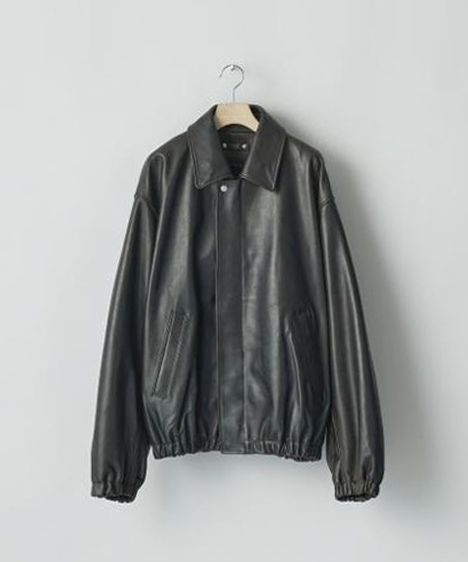 LEATHER ZIP SHORT JACKET