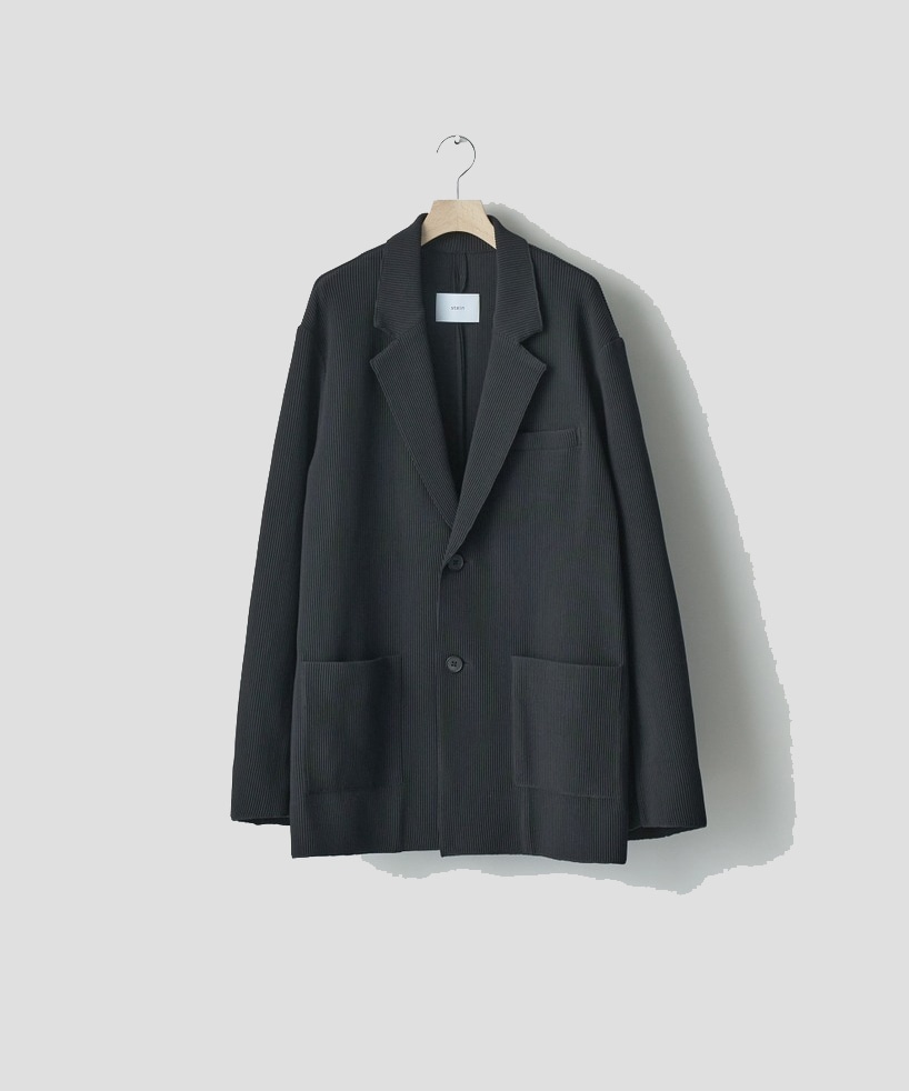 GRADATION PLEATS SINGLE BREASTED JACKET