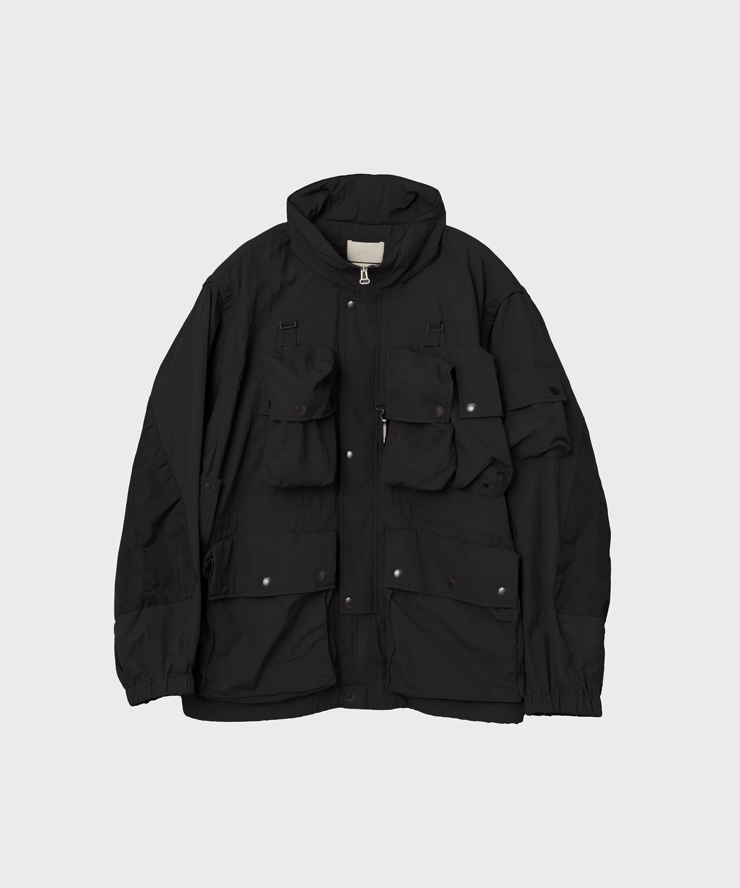 NYLON MULTI POCKETS DETACHABLE UTILITY BLOUSON