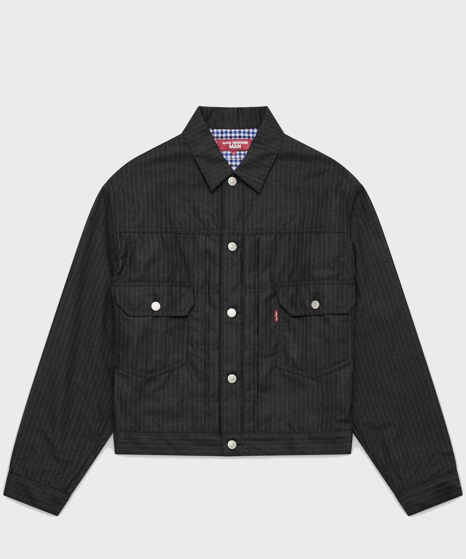 エステルビスコースストライプ Levis Wネーム 2nd Jacket