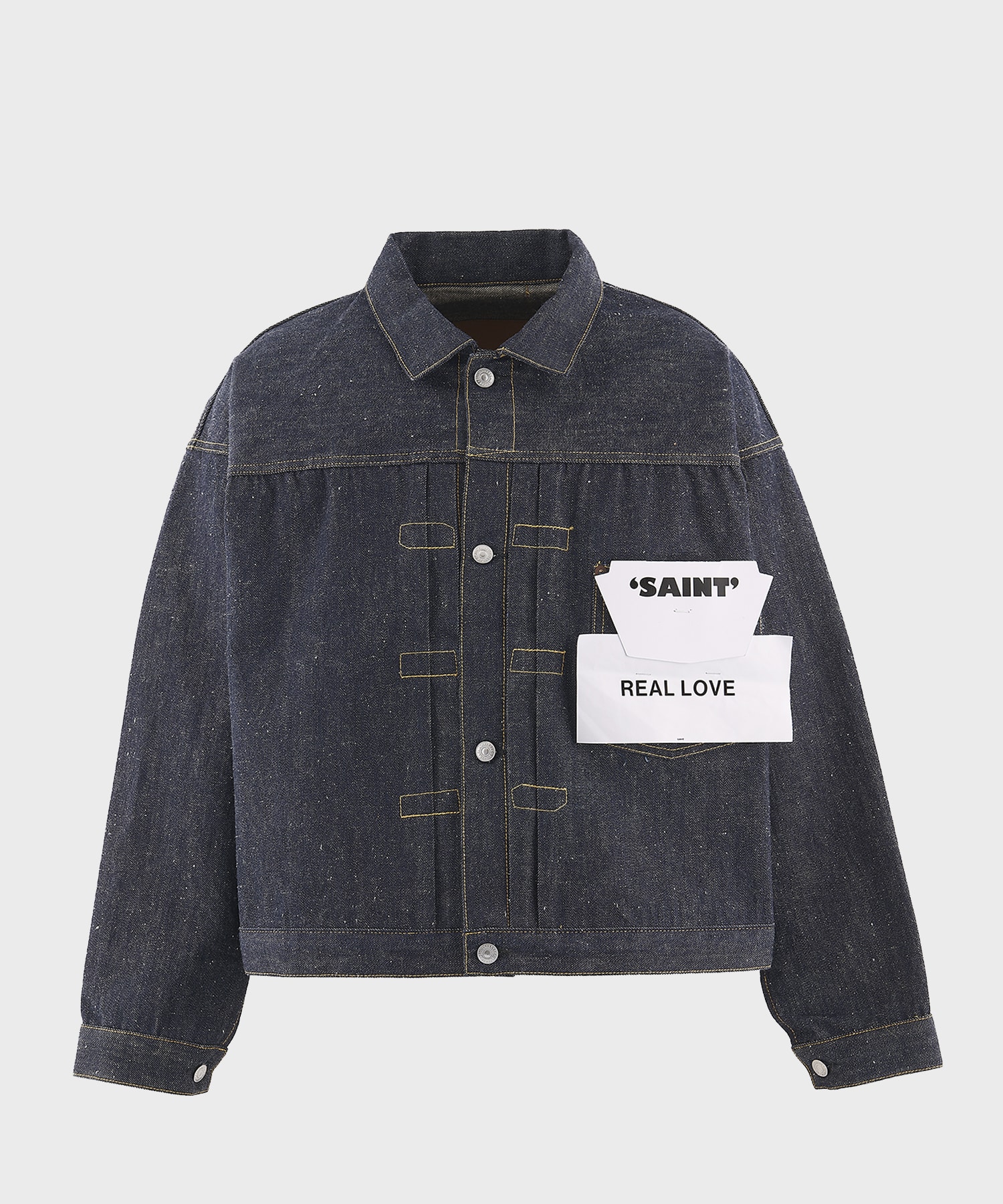 【セントマイケル】SM-MK8-0000-C45/BBJ_DENIM JACKET/REGID/BLUE