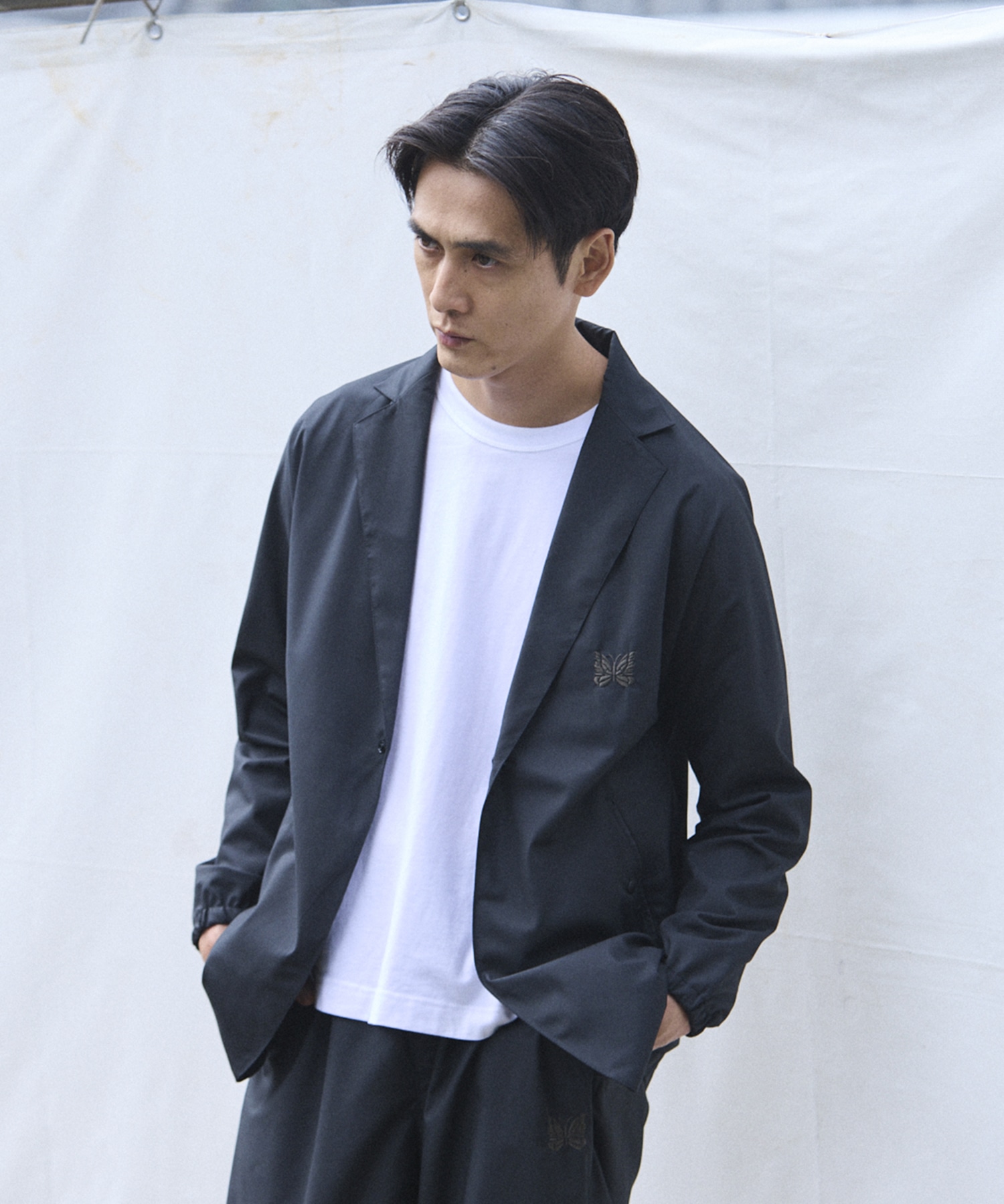 別注Miles Jacket - Poly Brushed Taffeta