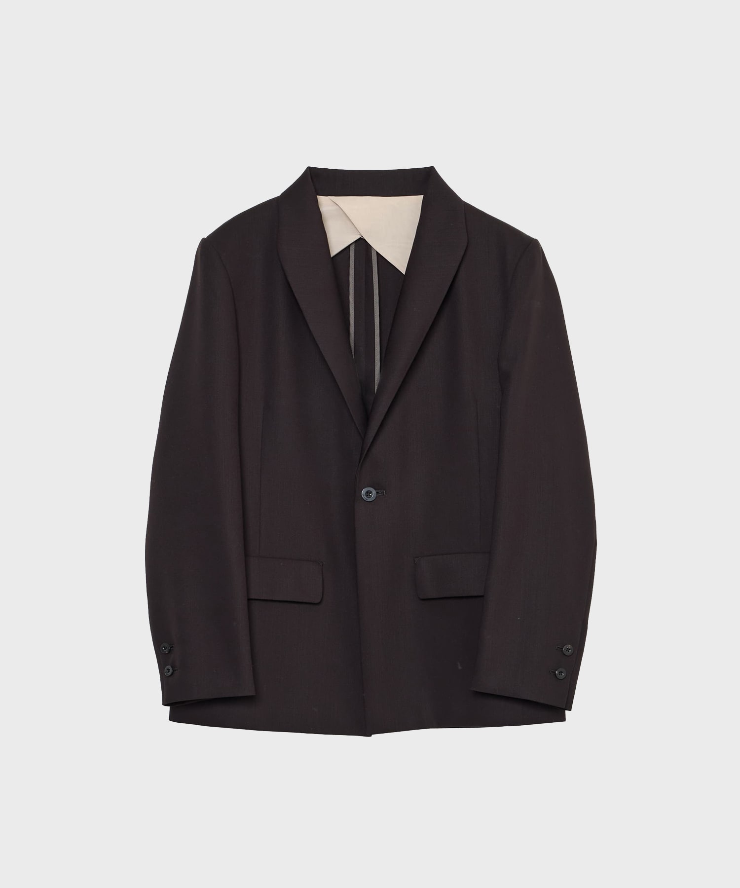 MODIFIED SHAWL COLLAR JACKET