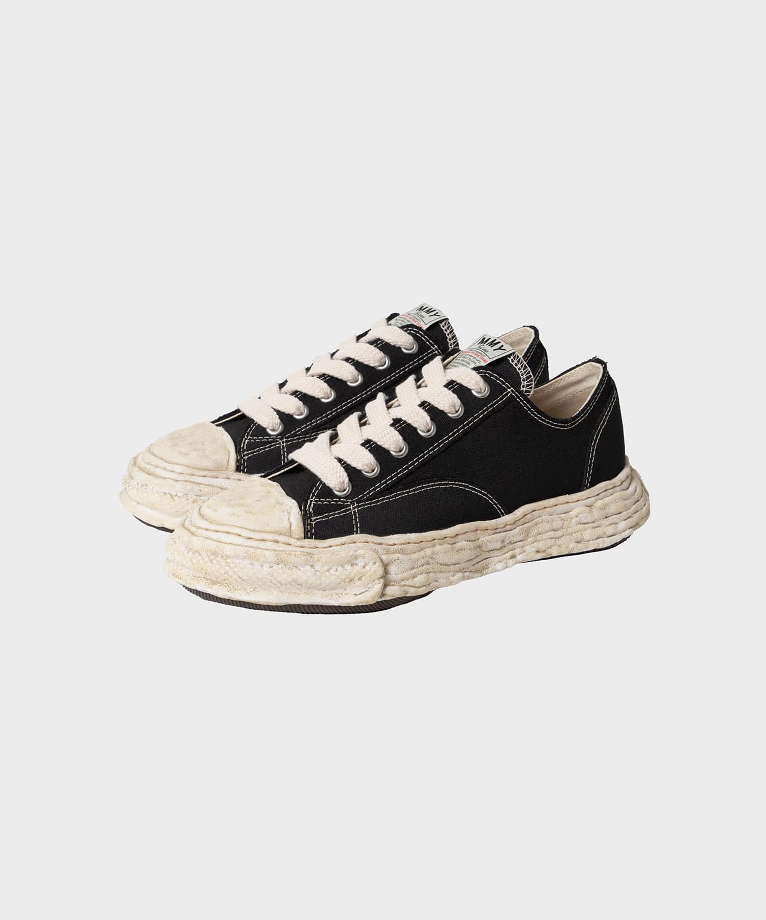 PETERSON 23 Low Original Sole Garment Dyed Canvas-Top Sneakers