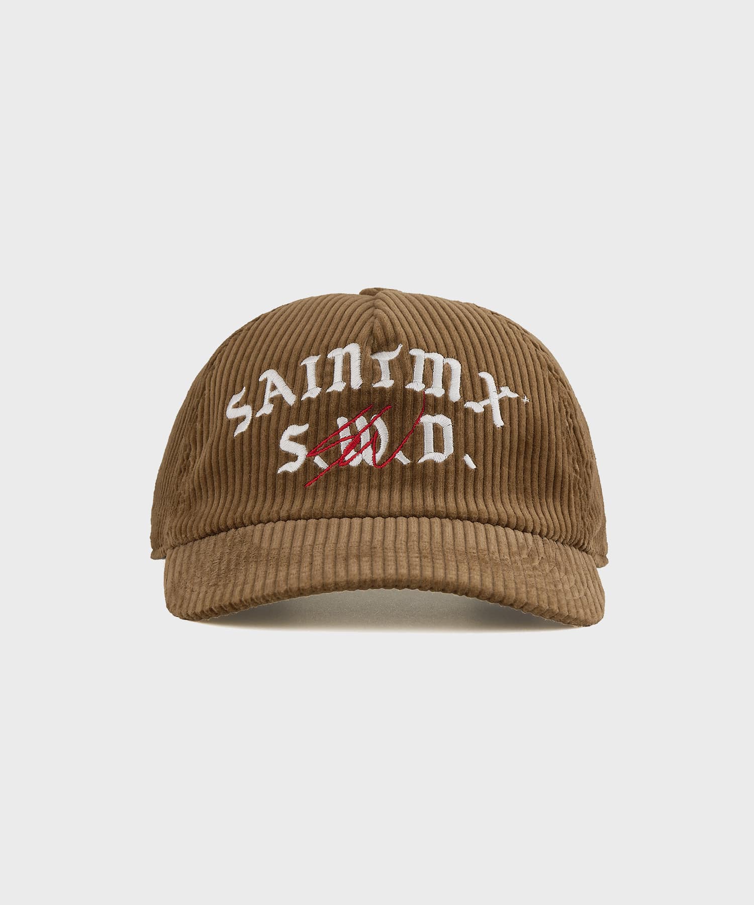 SM-MK8-0000-C13/SW_CORDUROY CAP/SAINT SW/BROWN