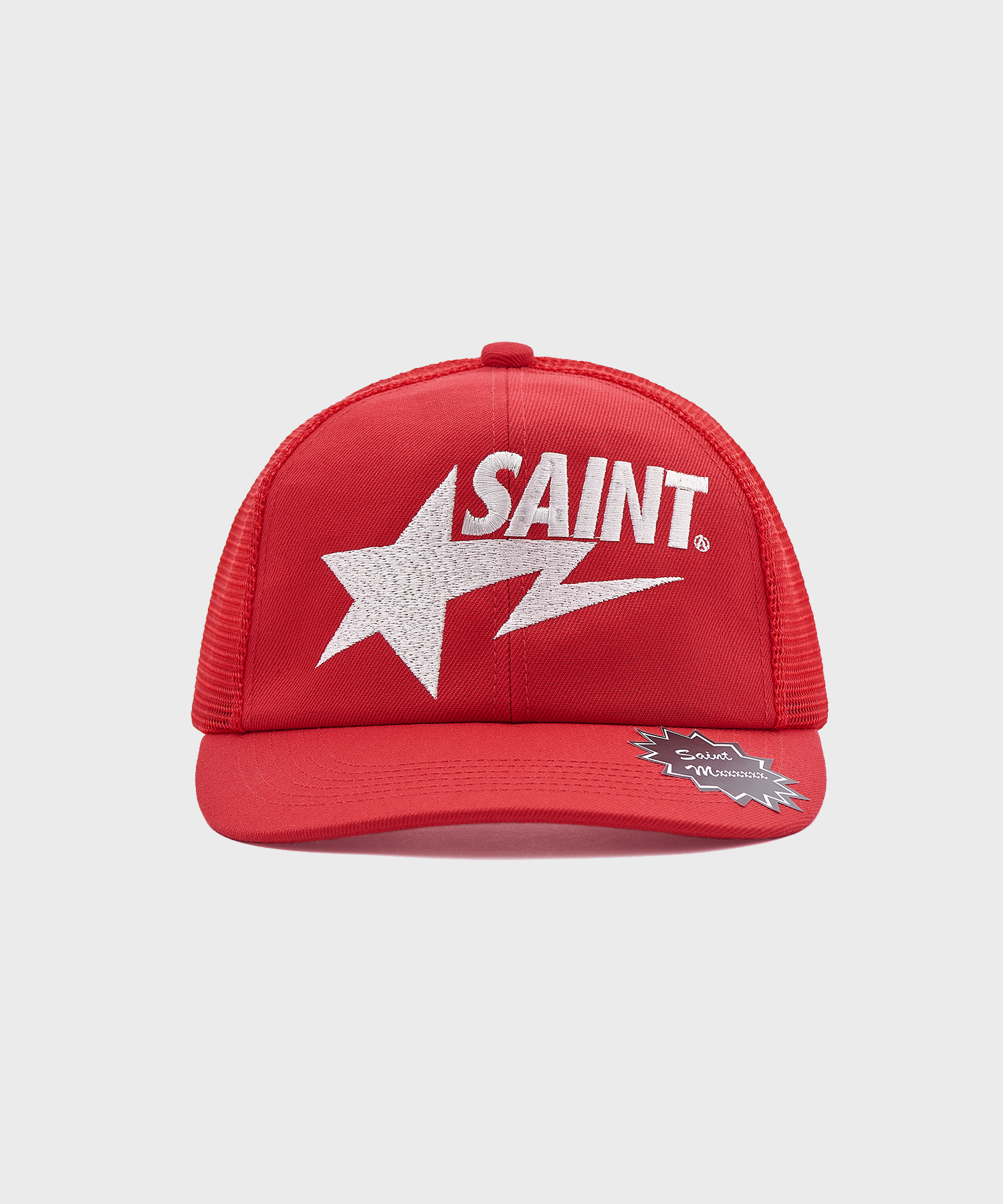 SM-MK8-0000-C60/BAPE_MESH CAP/RED