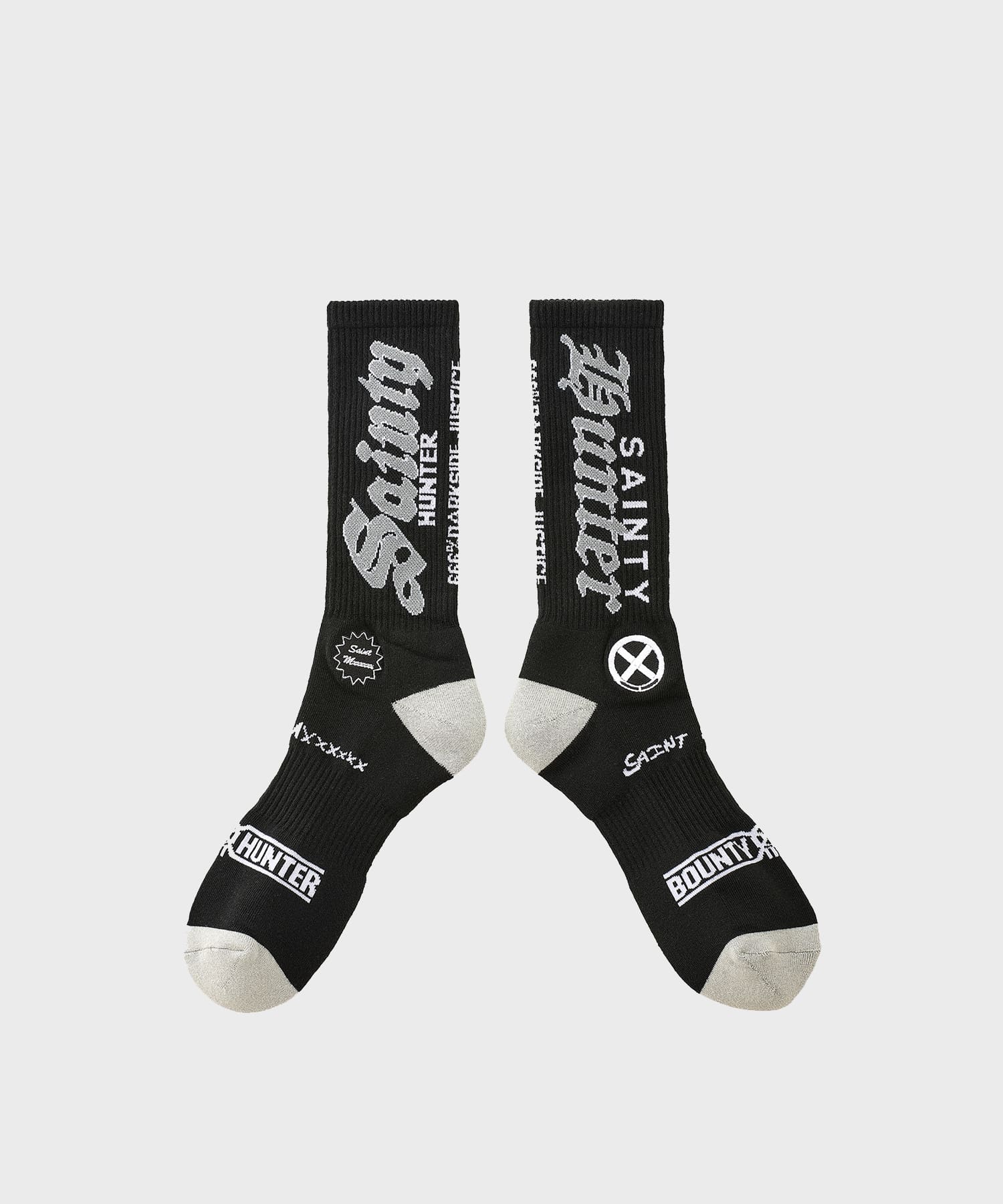 SM-MK8-0000-C39/BH_SOCKS/SAINTY HUNTER/BLACK