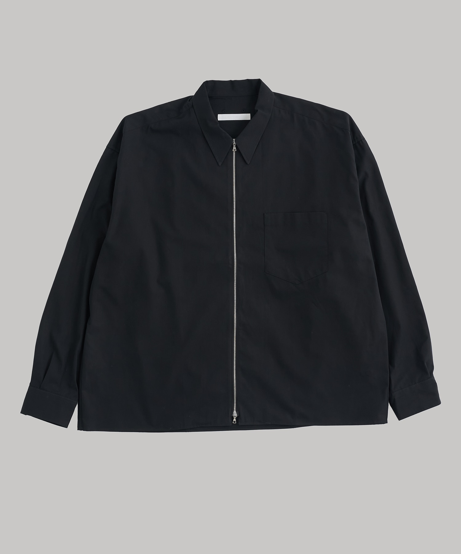 ORGANIC COTTON ZIP SHIRT