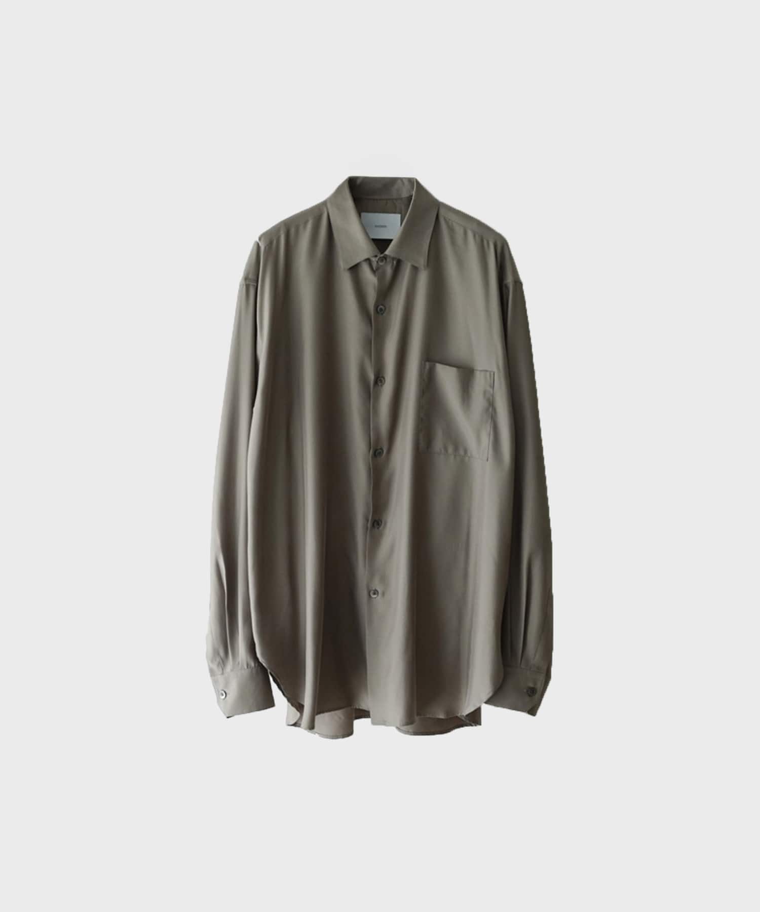 【シュタイン】CUPRO TWILL OVERSIZED LS SHIRT