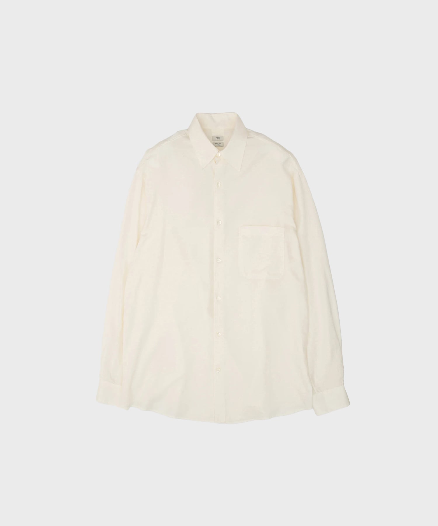 Cotton Silk Twill Garment-dyed Loosed Shirt