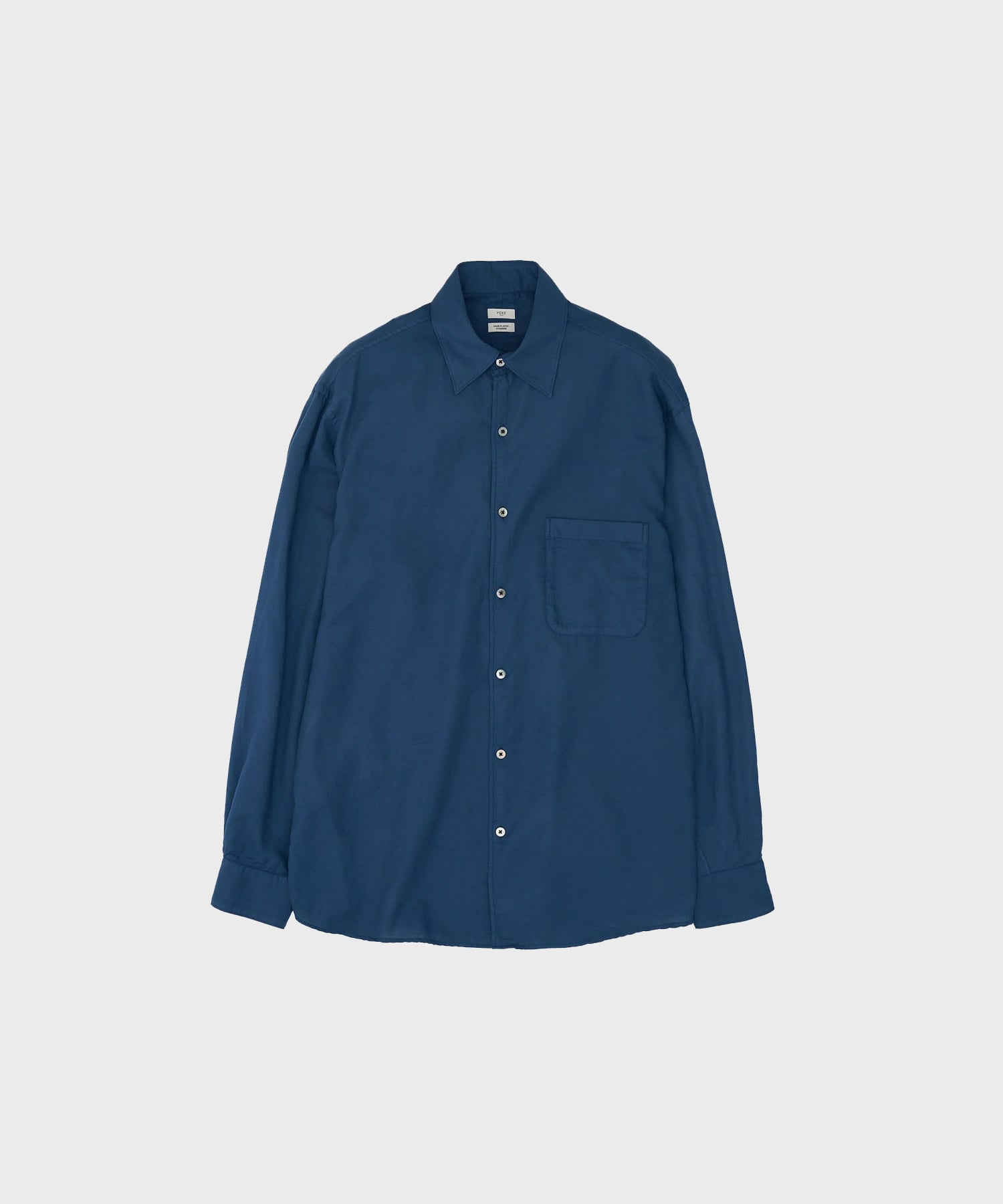 Cotton Silk Twill Garment-dyed Loosed Shirt