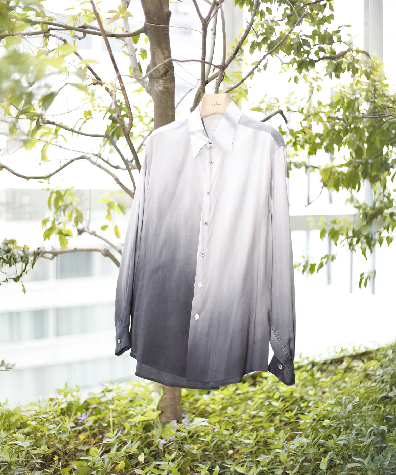 【ヨーク】Hand Painted Lawn Loose Fit Shirt