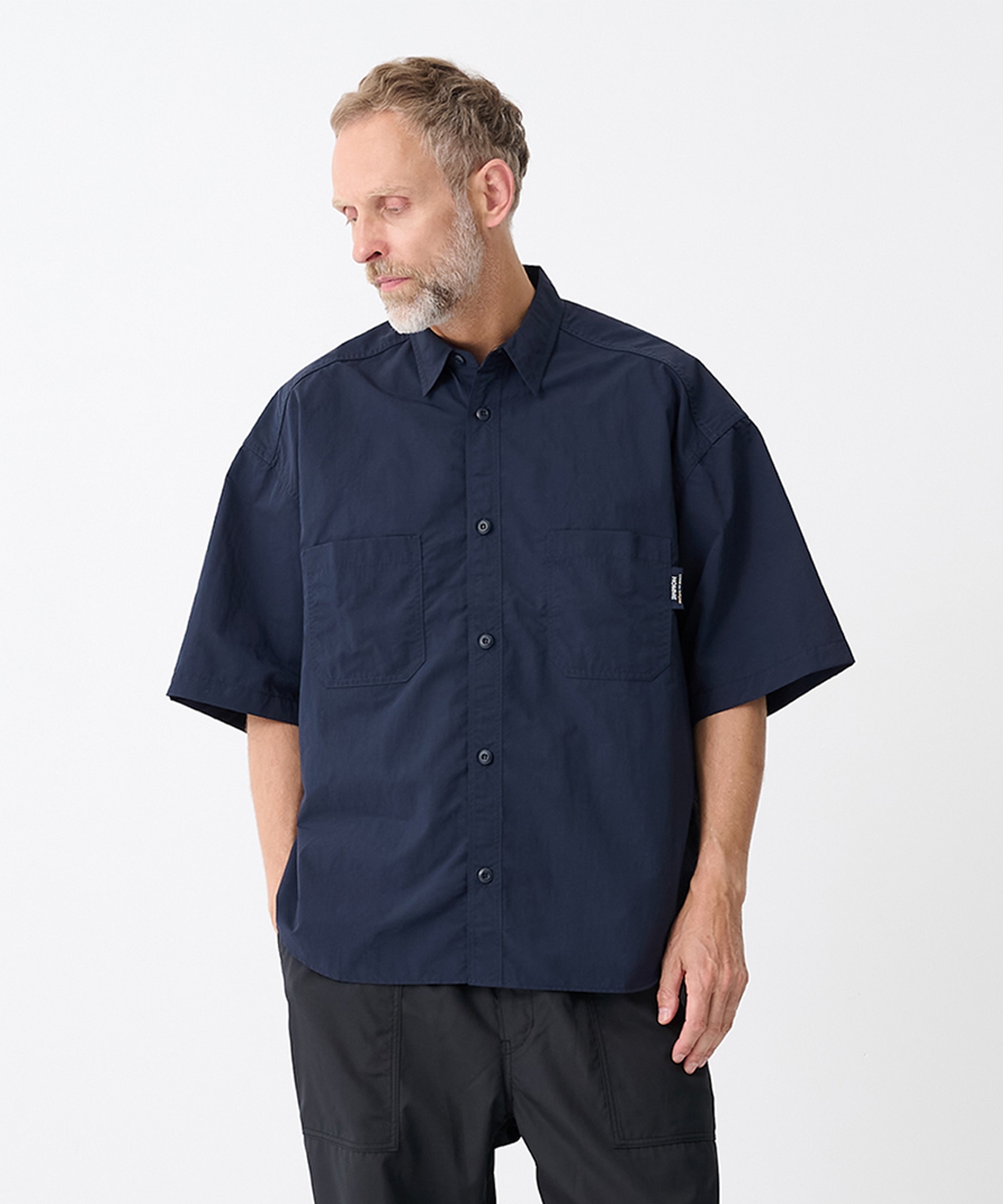 【コムデギャルソンオム】ナイロンタッサー S/S Shirts
