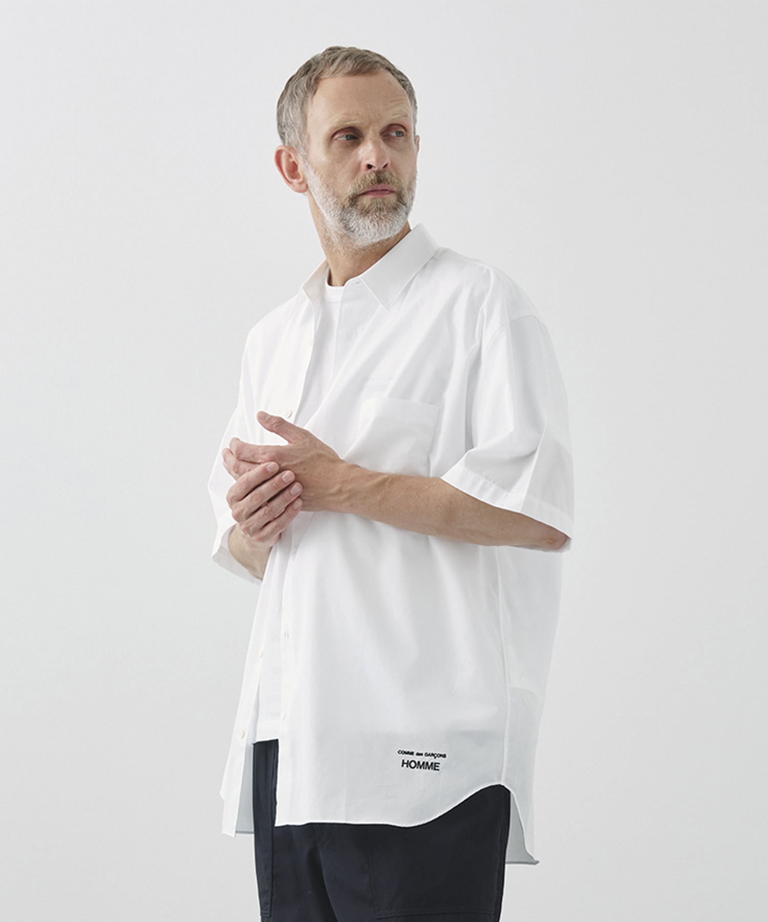 【コムデギャルソンオム】綿ブロード S/S Shirts