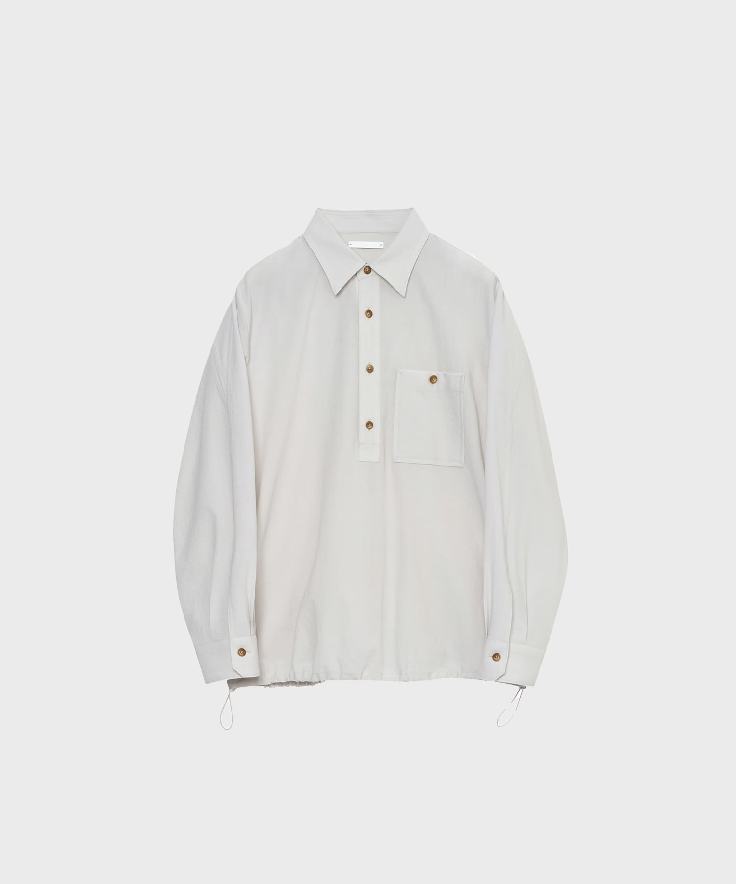 【イレニサ】EXTENDED YOKE PULLOVER SHIRT