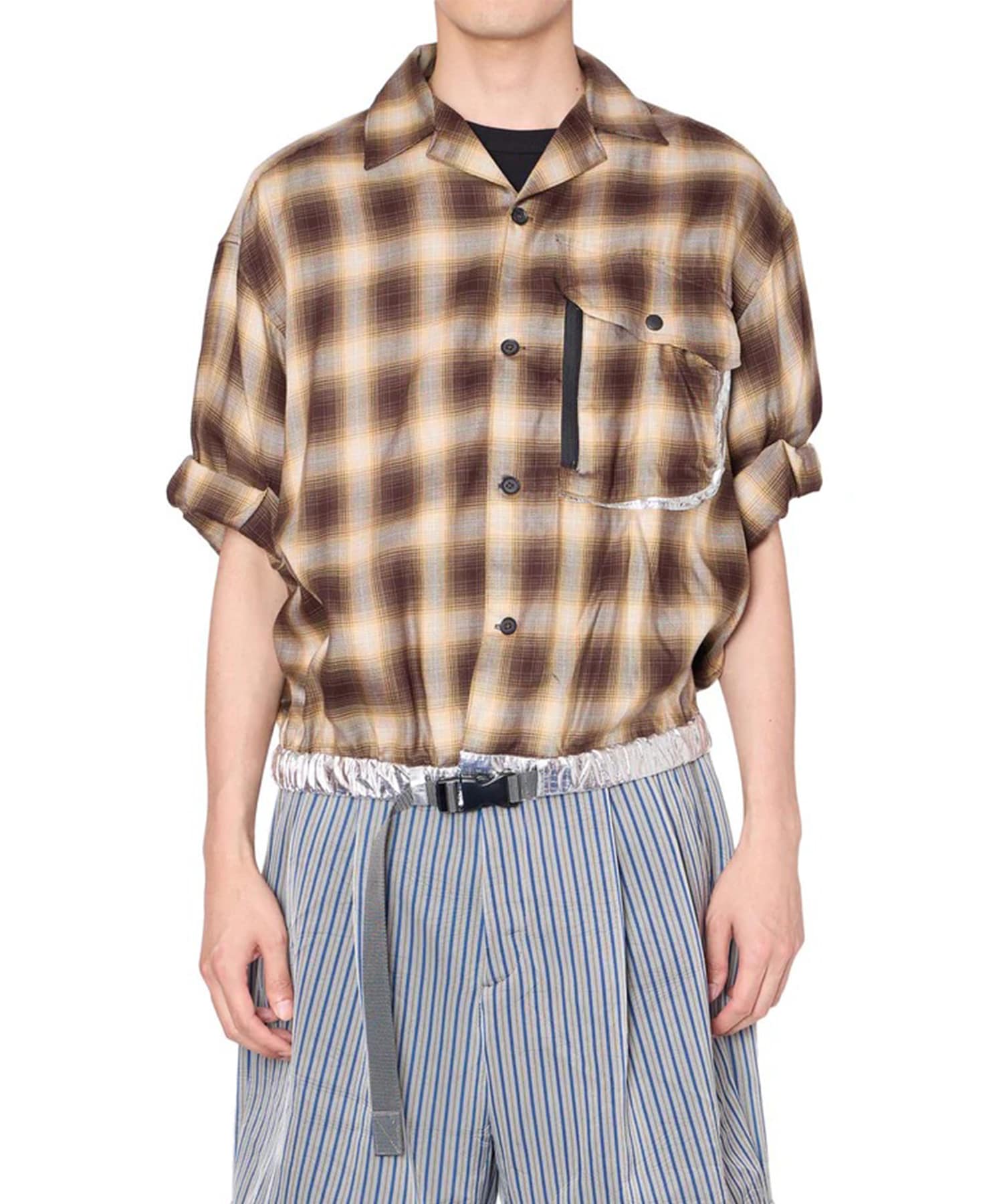 26SCM-B12118 S/S Check Shirts