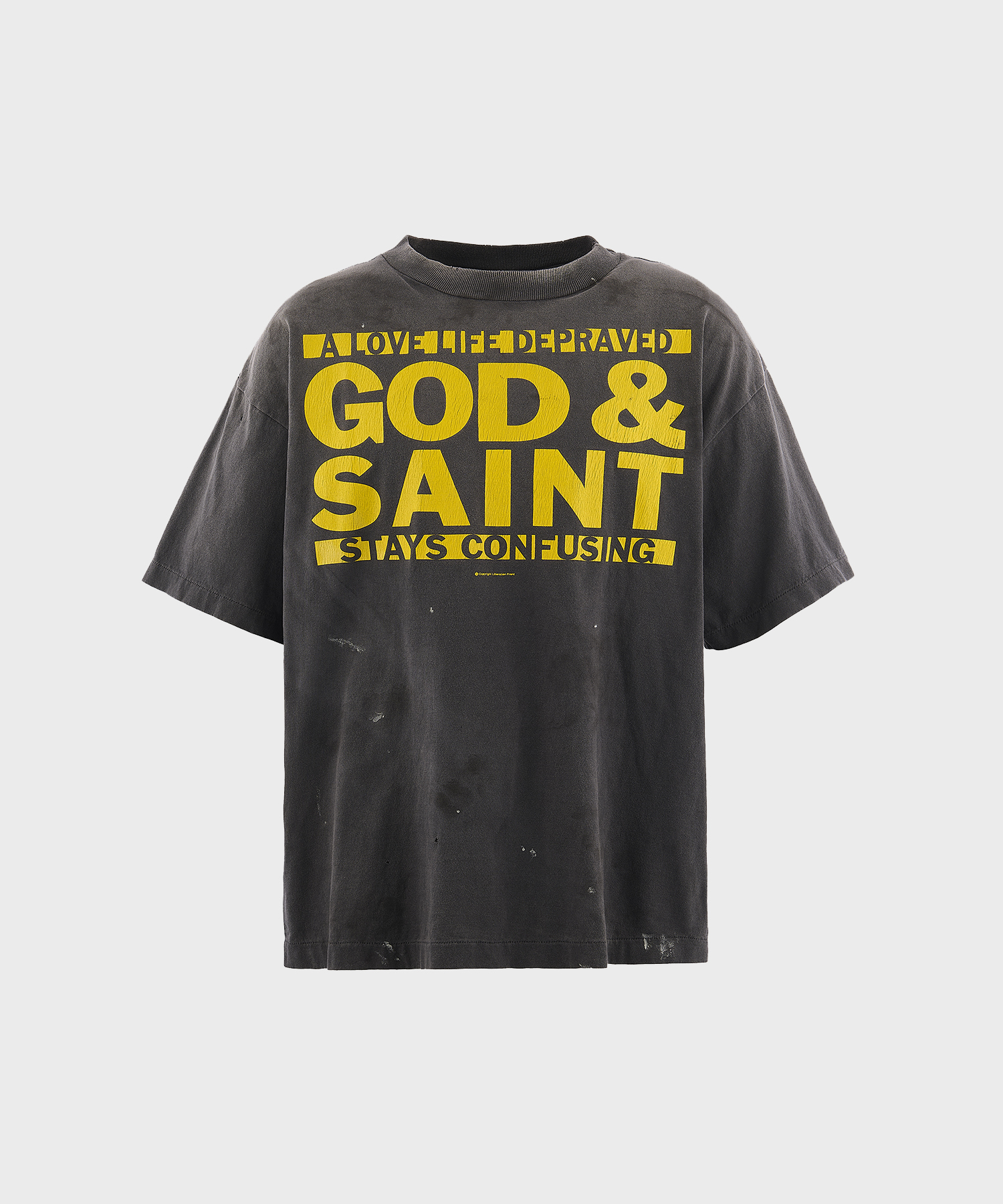 【セントマイケル】SM-MK8-0000-004/SS T-SHIRT/GOD SAINT/BLACK
