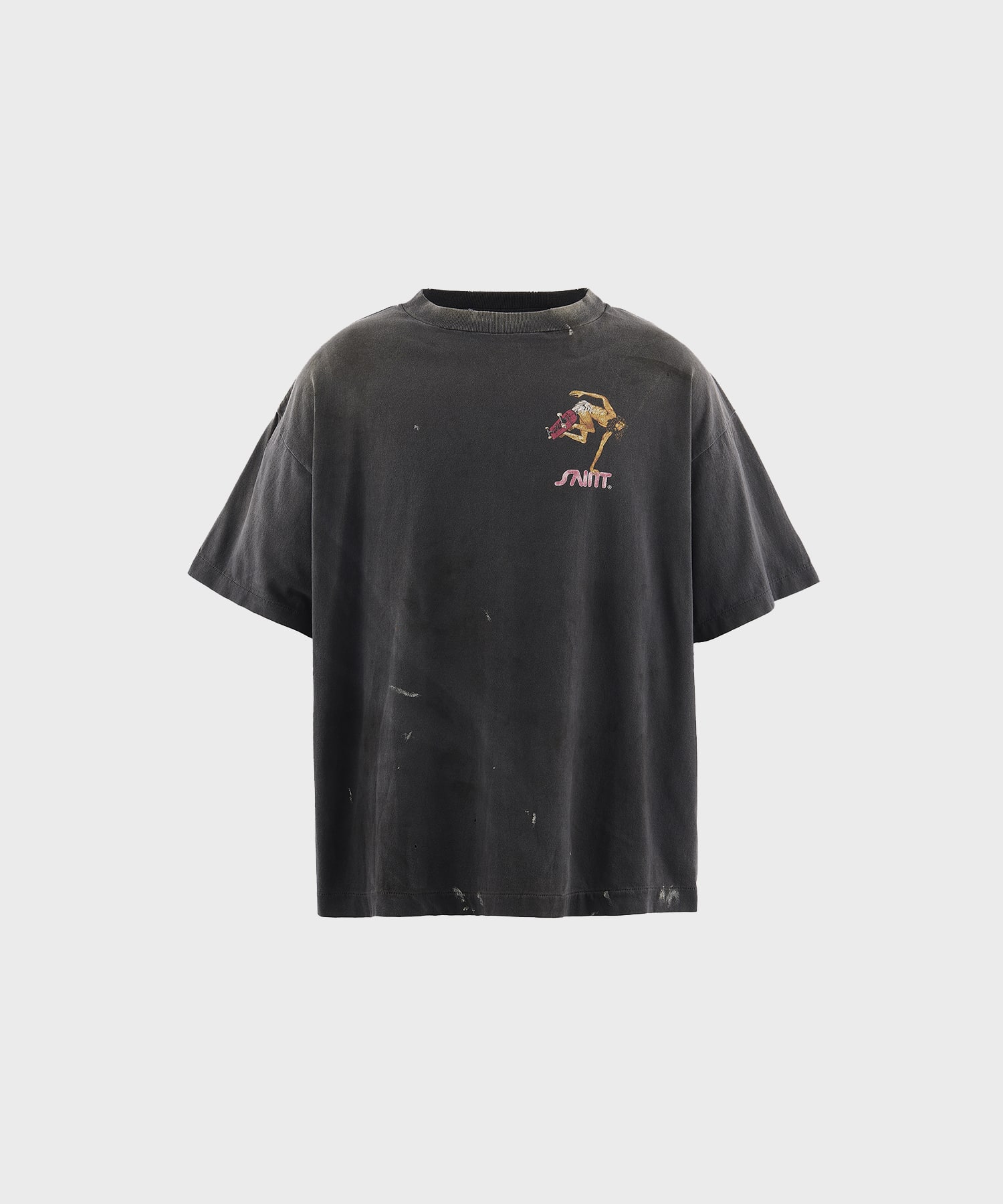 【セントマイケル】SM-MK8-0000-007/SS T-SHIRT/SKATE/BLACK