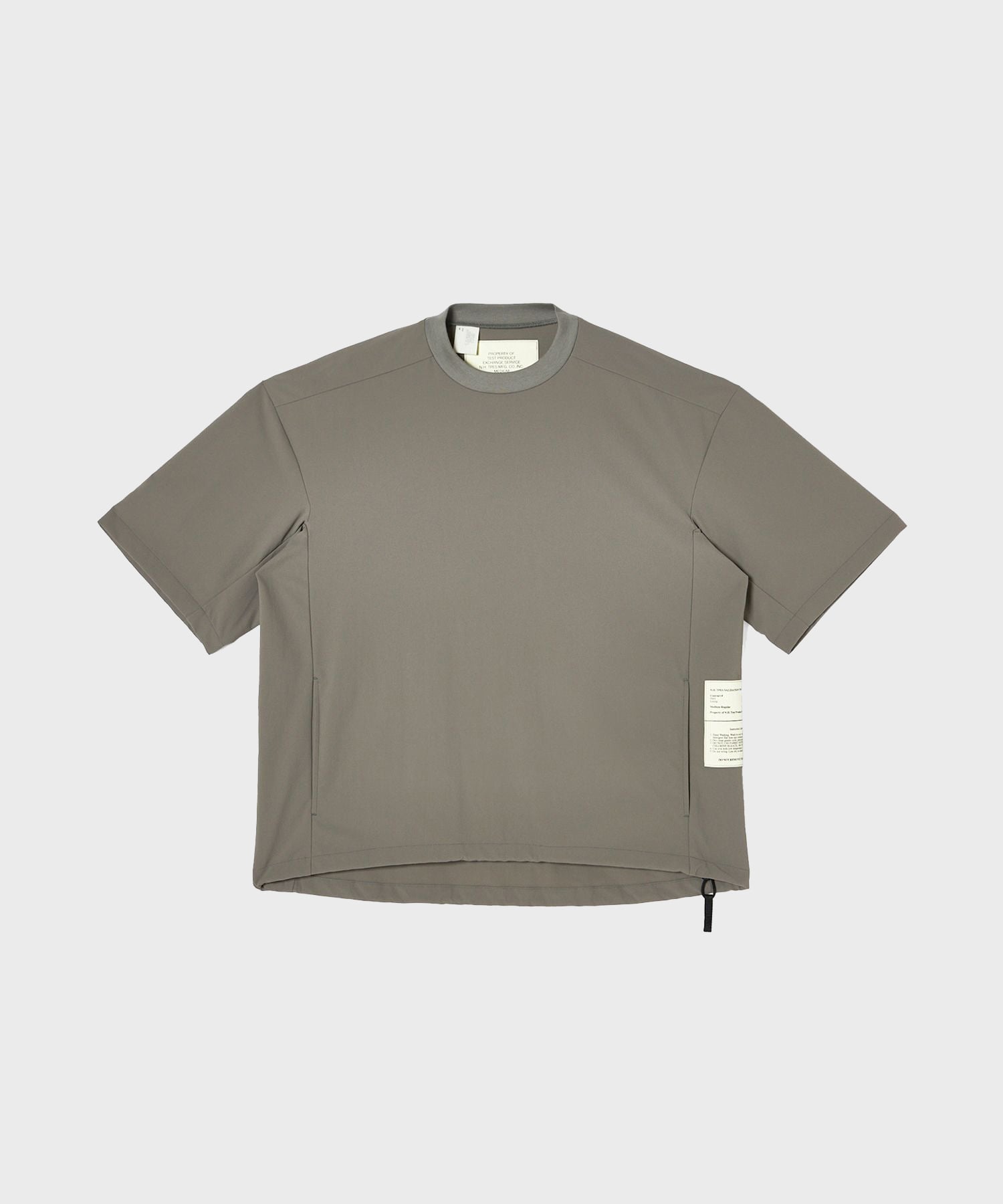 【エヌハリウッド】9261-CS52-004 PANELED T-SHIRT