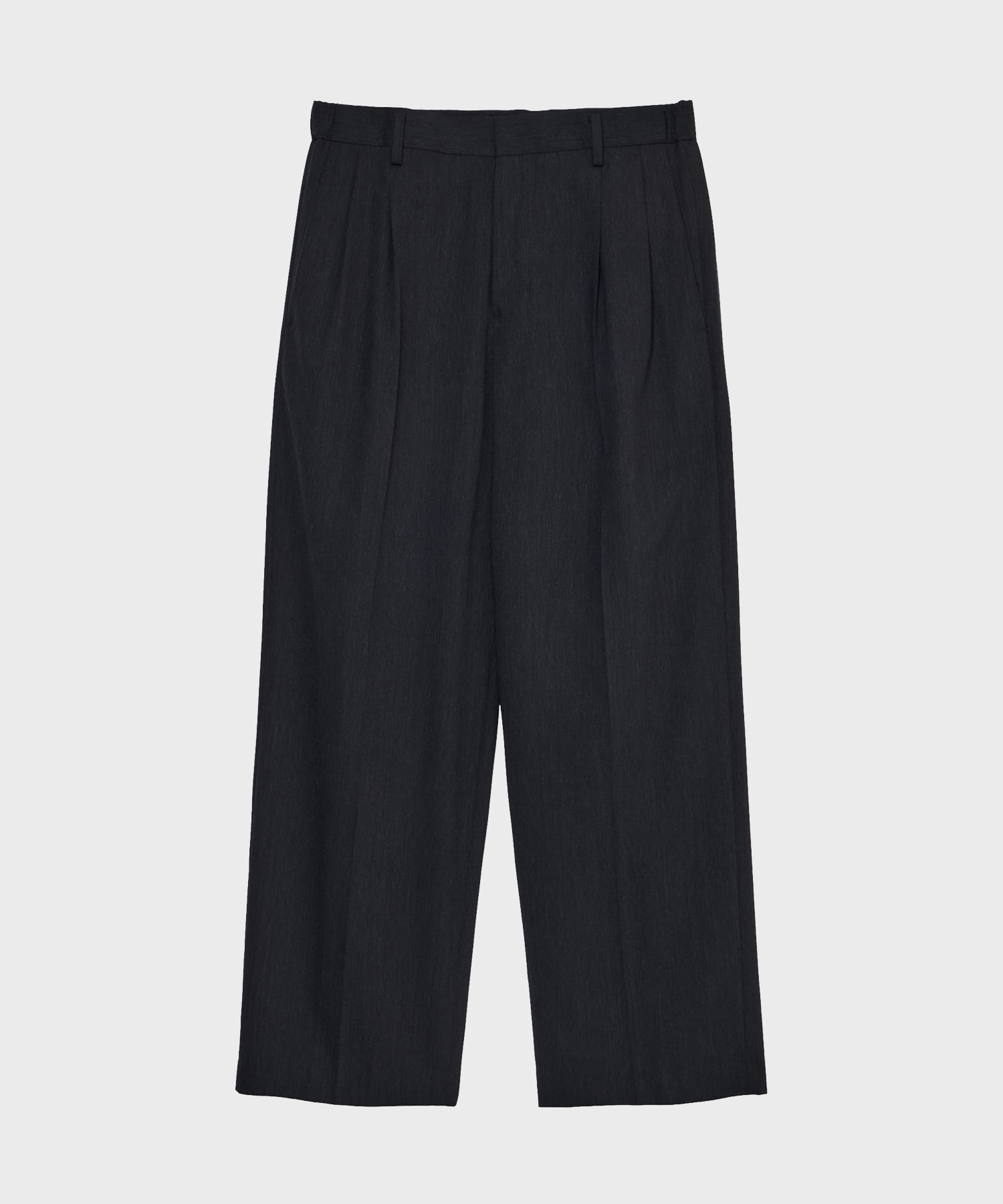 TWO TUCKS WIDE TROUSERS
