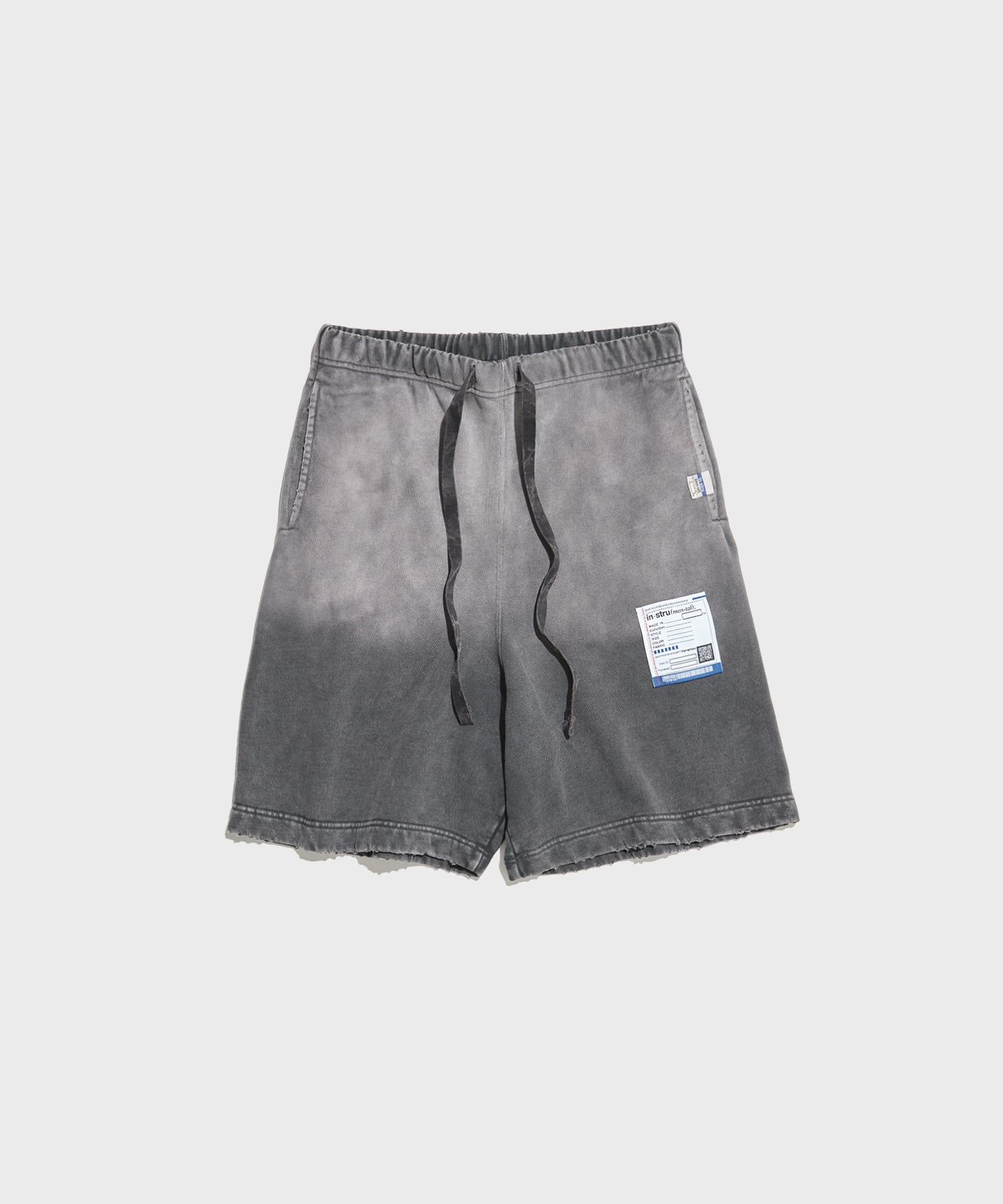 FRENCH TERRY DISTRESSED EASY SHORTS