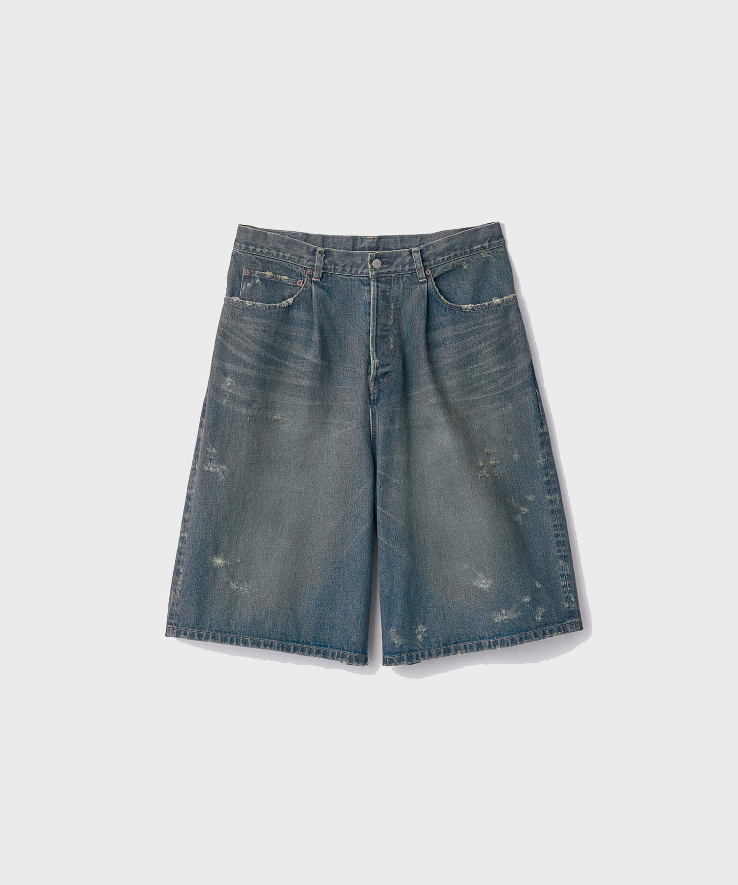 【シュタイン】BAGGY DENIM SHORTS