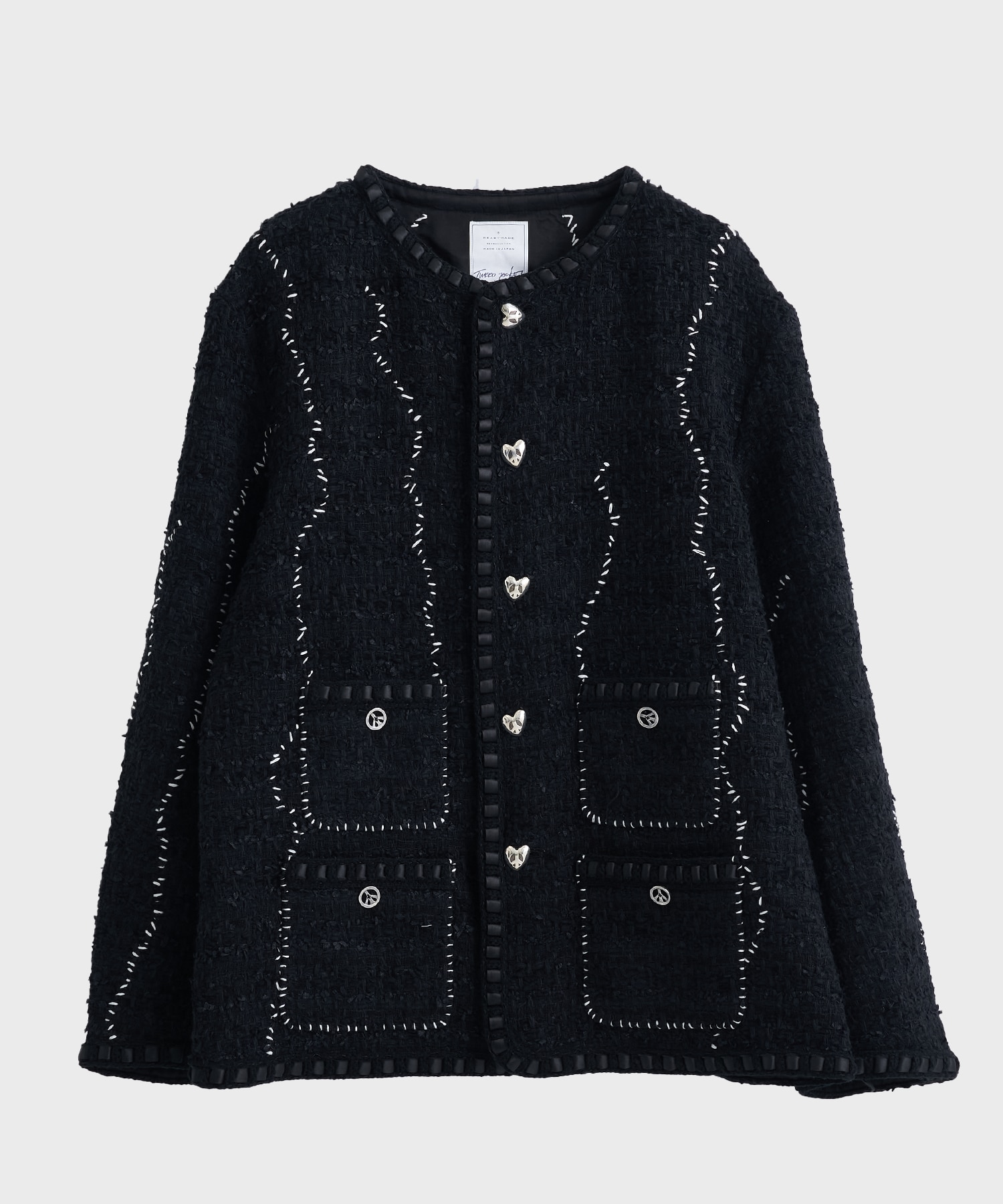 RE-TW-BK-00-00-264/TWEED HOBO JACKET