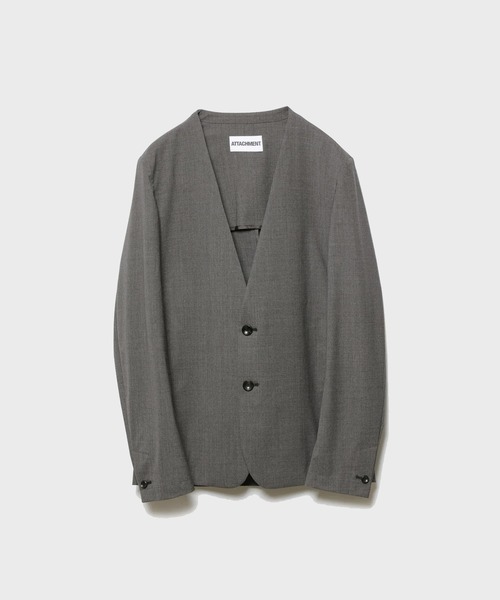 WO/TA STRETCH TRO COLLARLESS JKT