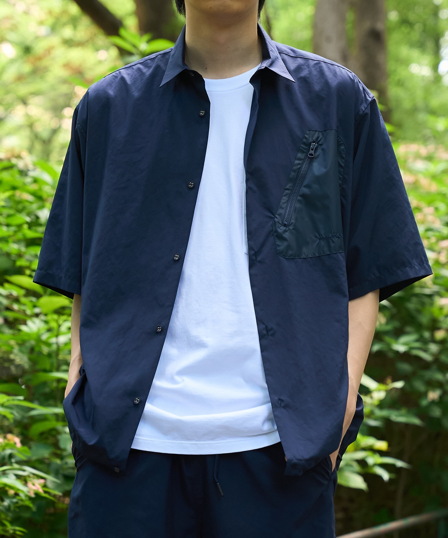 別注DRAW CORD S/S POCKET SHIRTS