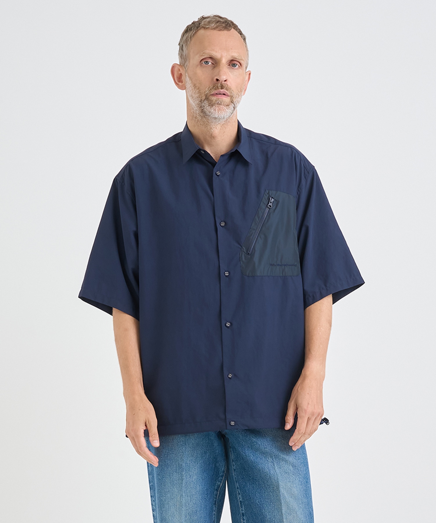 別注DRAW CORD S/S POCKET SHIRTS