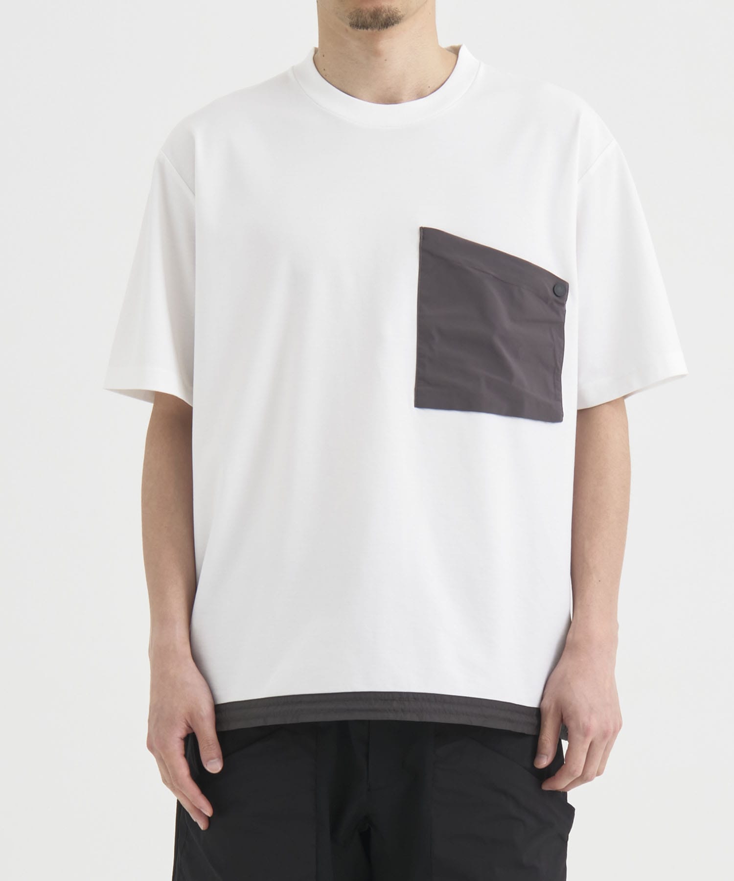 別注 DRAW CORD S/S POCKET TEE