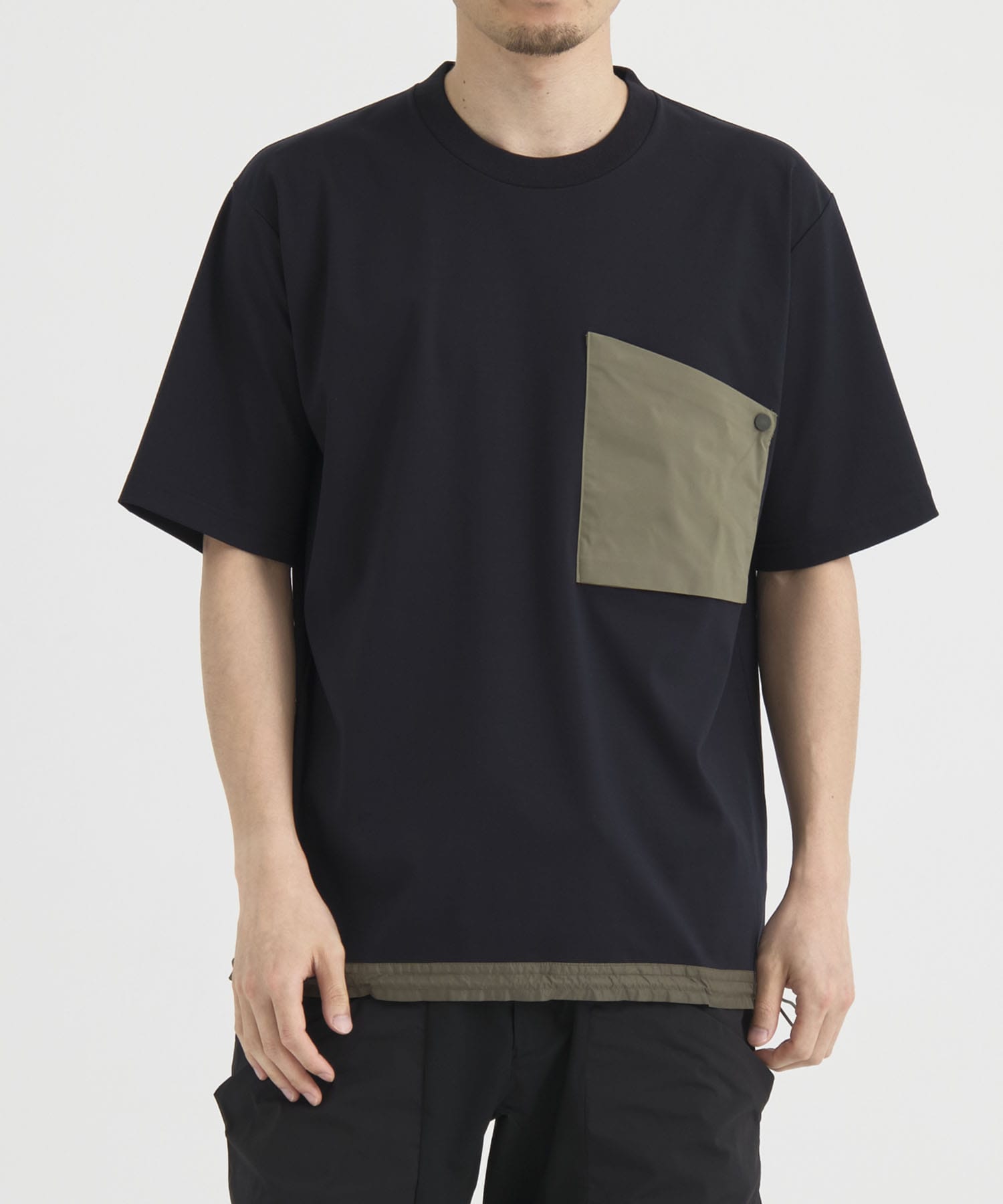 別注 DRAW CORD S/S POCKET TEE