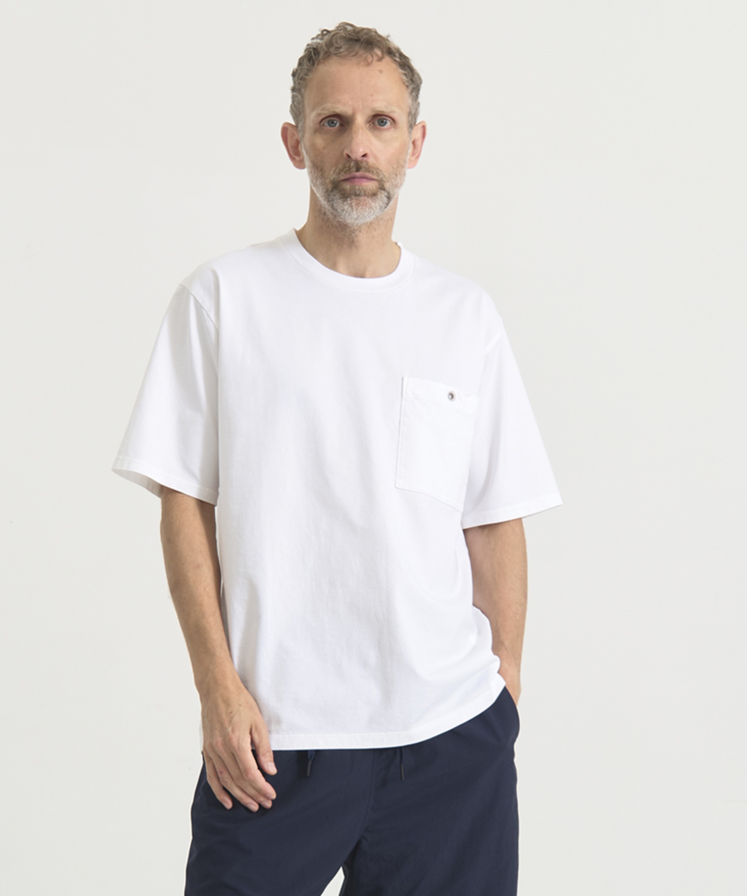 別注 ONE EYELET POCKET TEE