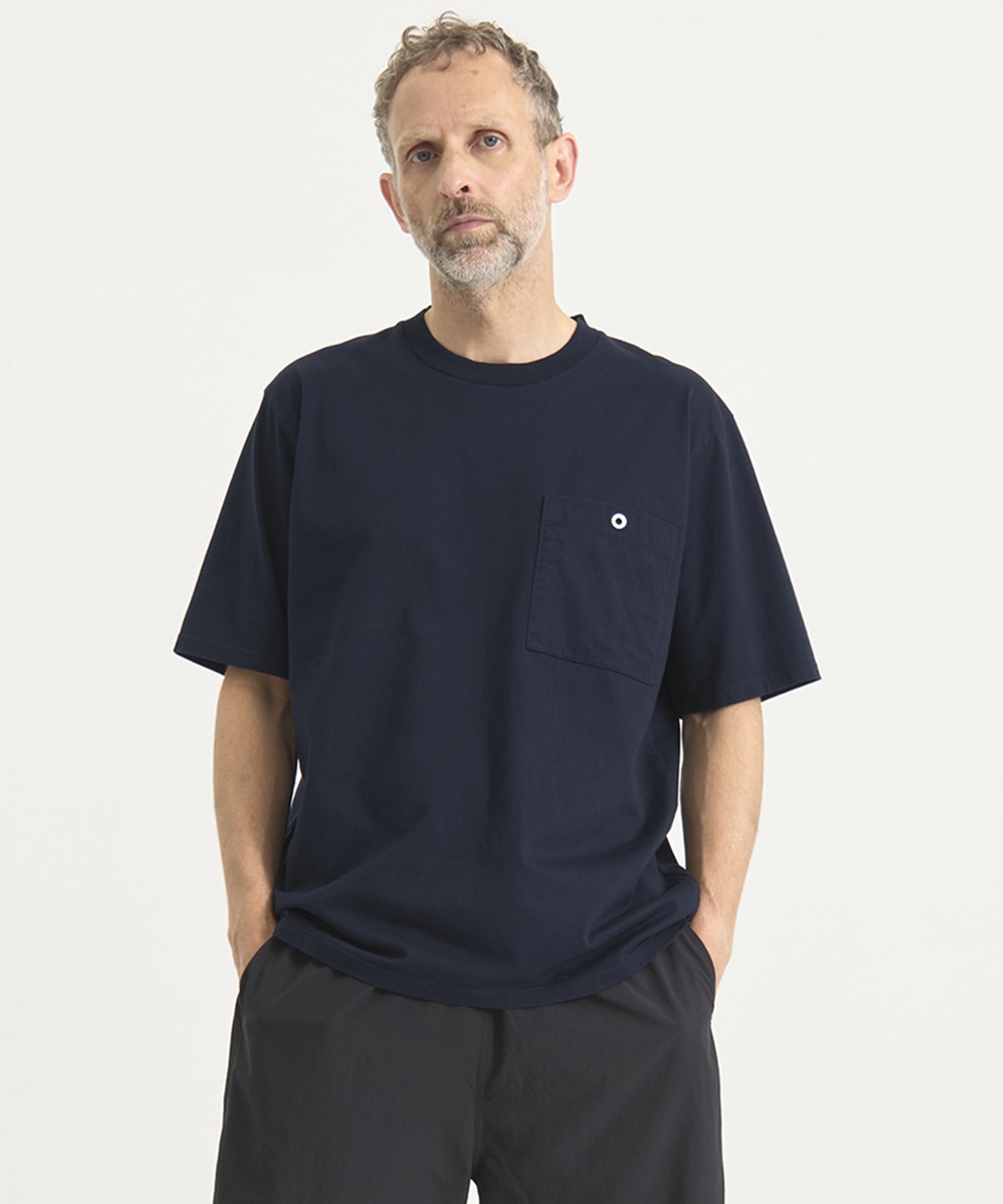 別注 ONE EYELET POCKET TEE
