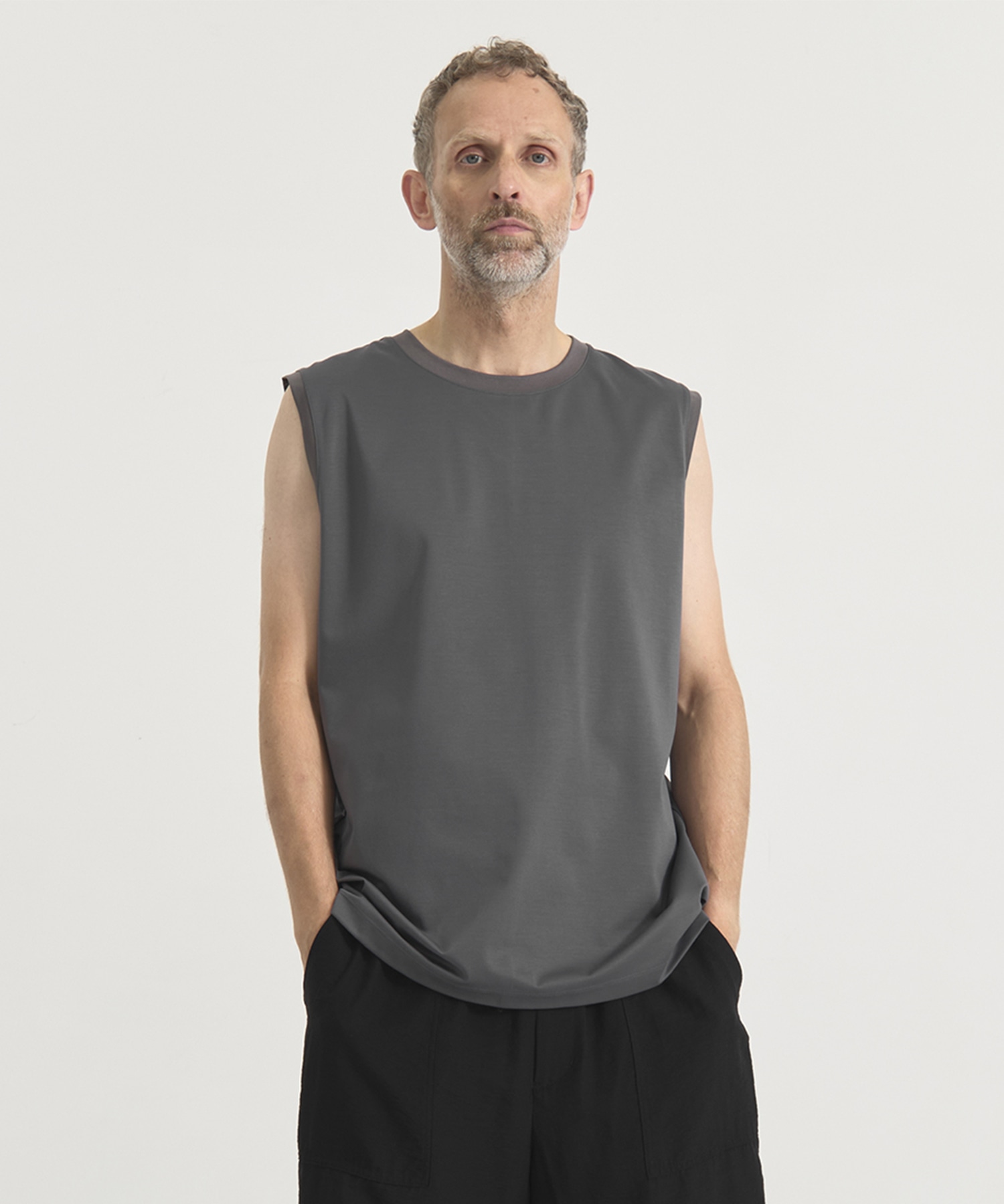 『もう、汗らない』SOLOTEX Jersey Sleeveless T-Shirts