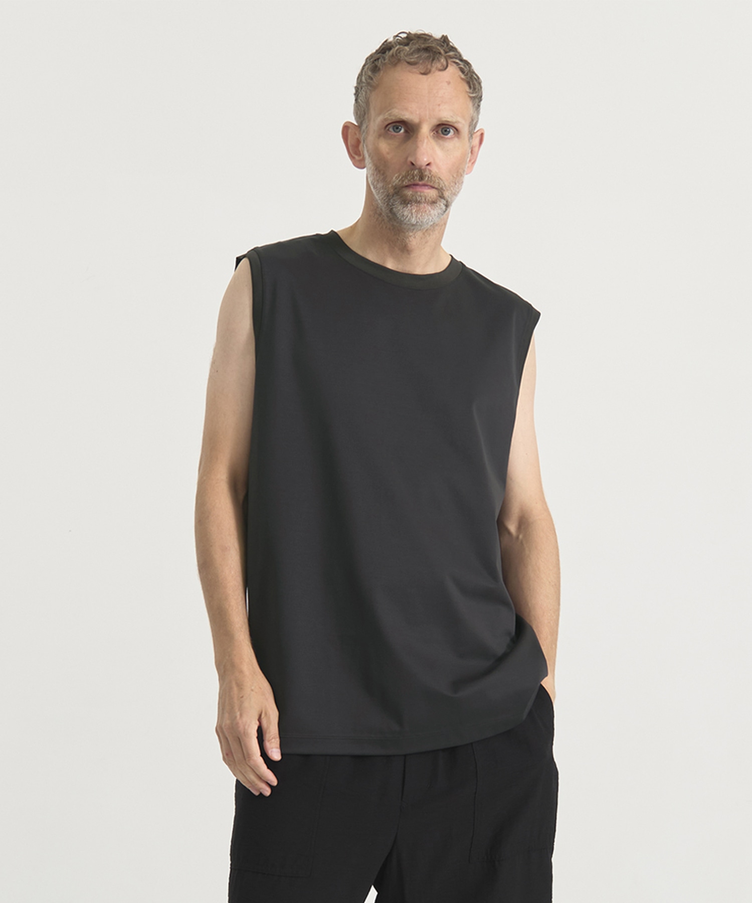 『もう、汗らない』SOLOTEX Jersey Sleeveless T-Shirts