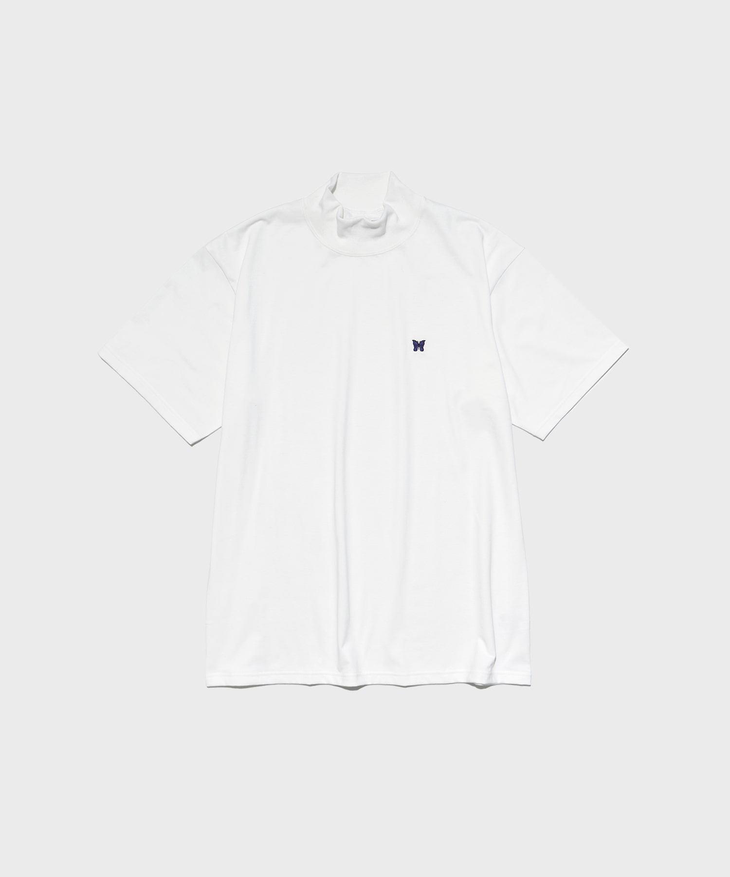 S/S Mock Neck Tee - Poly Jersey