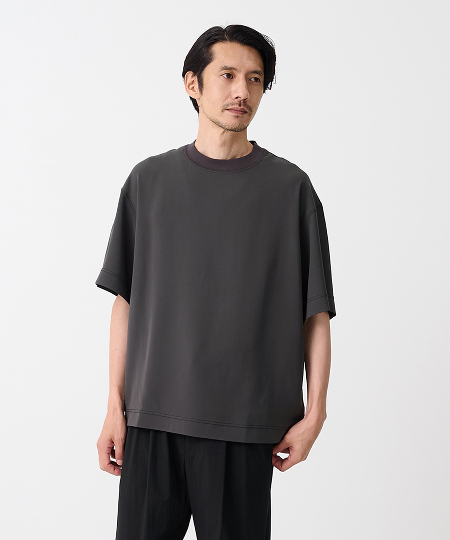 【エヌハリウッド】2261-CS58-011 CREW NECK T-SHIRT