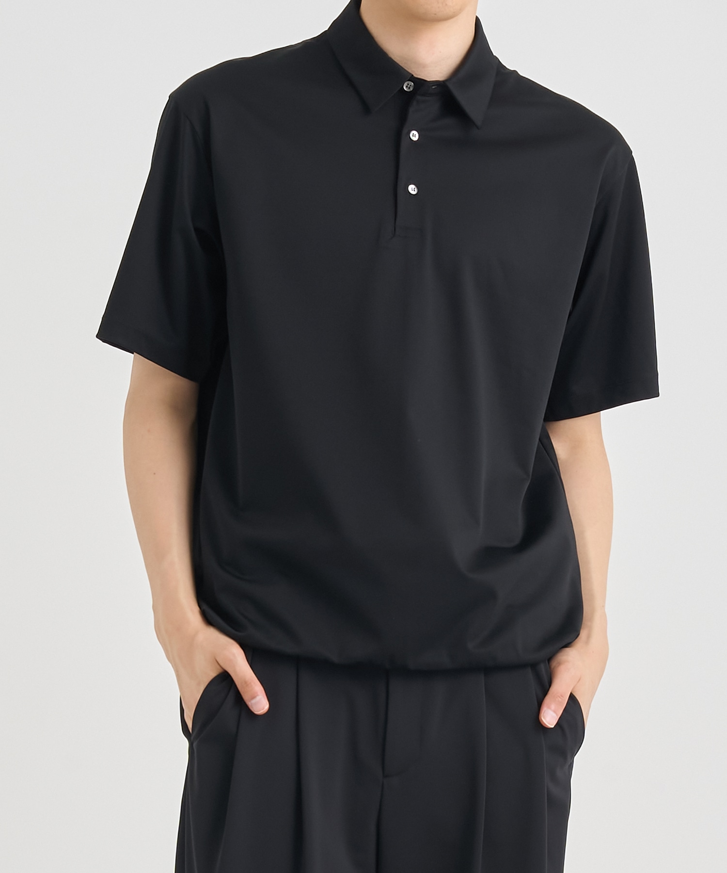 『もう、汗らない』SOLOTEX Jersey S/S Rib Polo Shirts