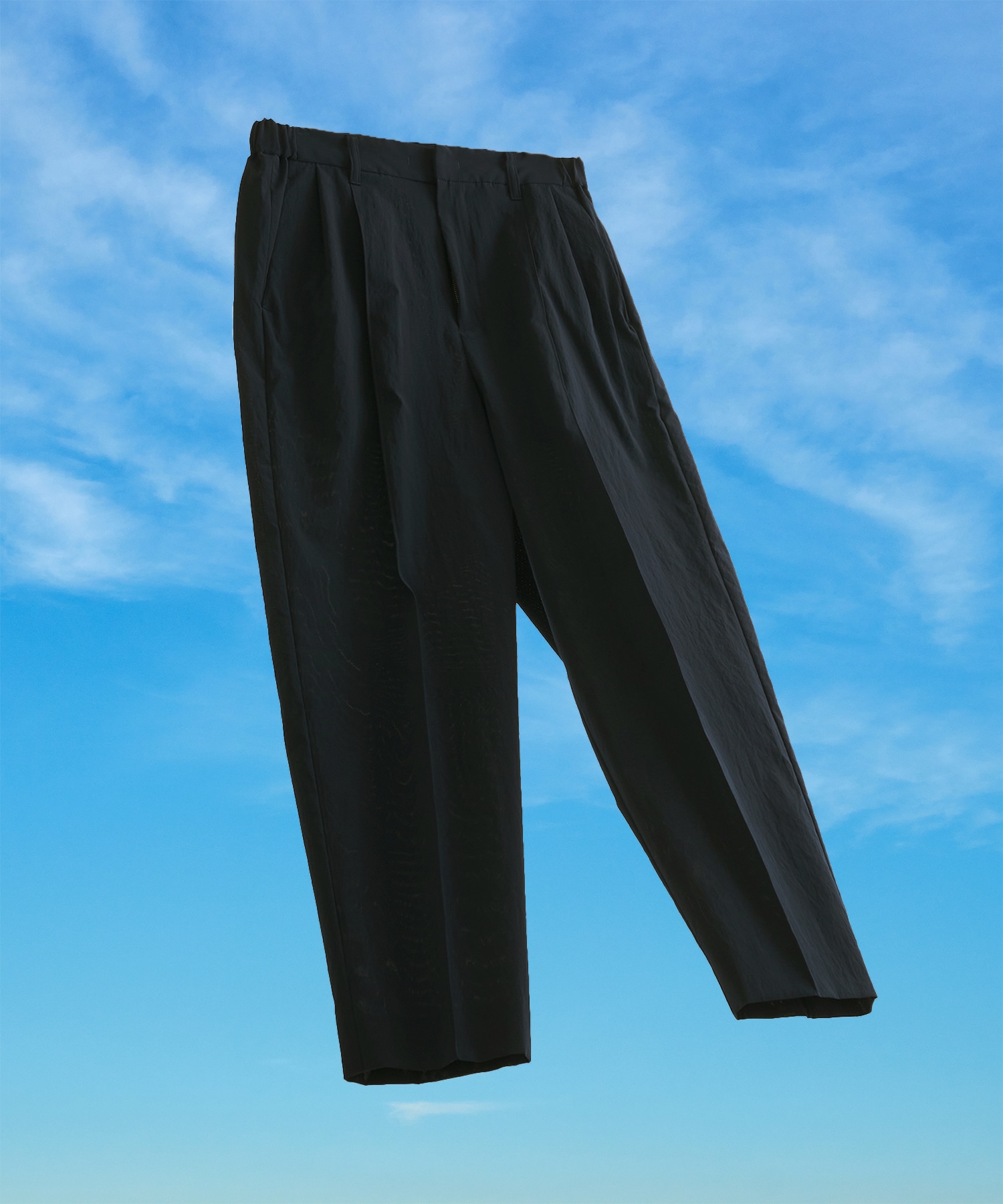 着た方が涼しい Pintucrease Wide Tapered Pants