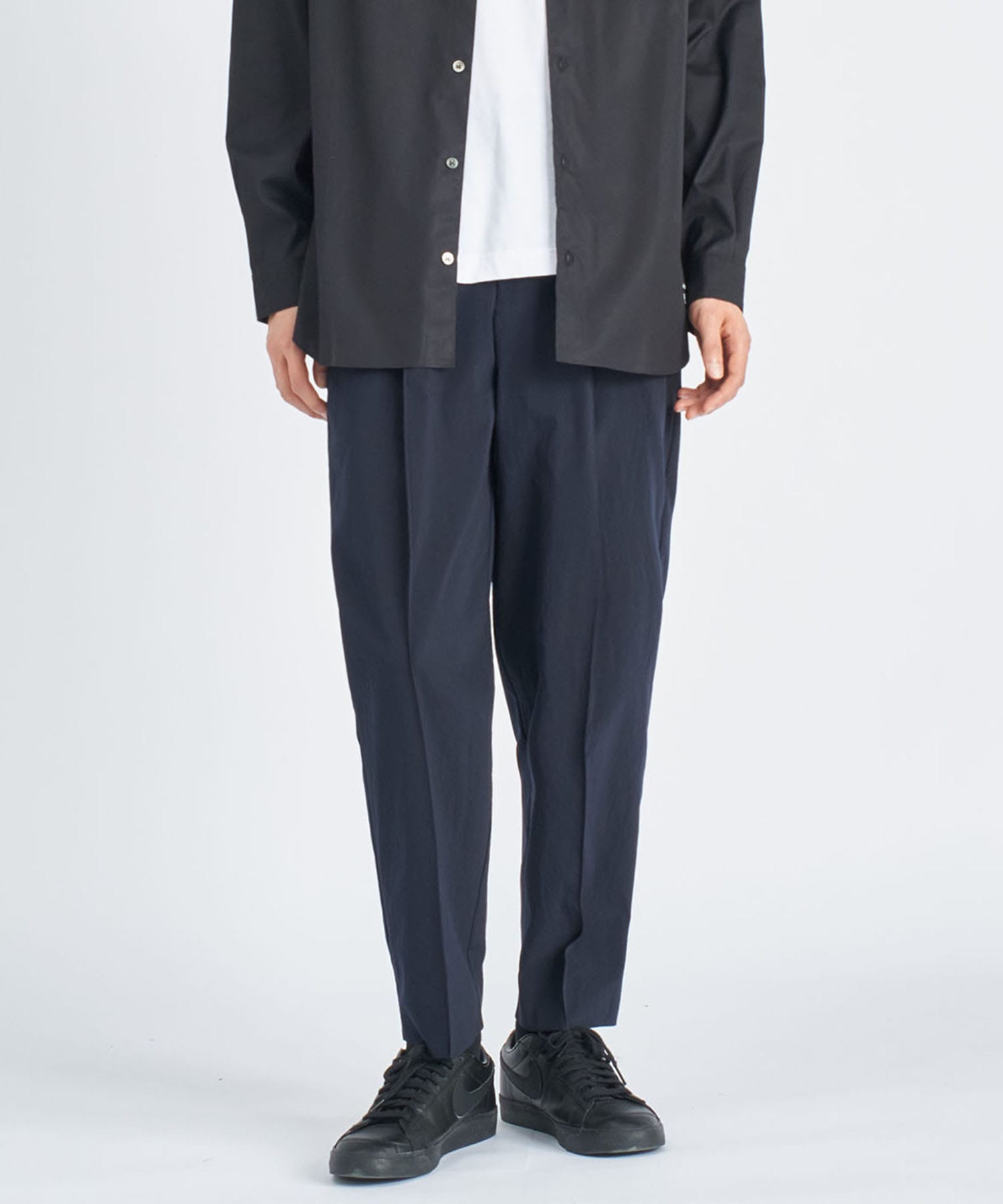 着た方が涼しい Pintucrease Wide Tapered Pants