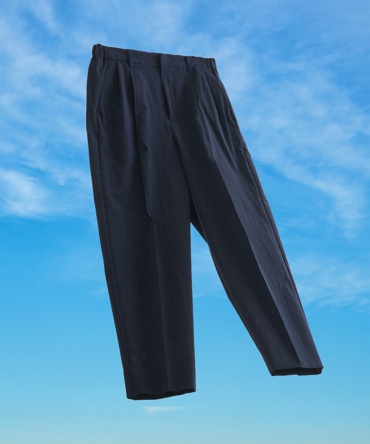 着た方が涼しい Pintucrease Wide Tapered Pants