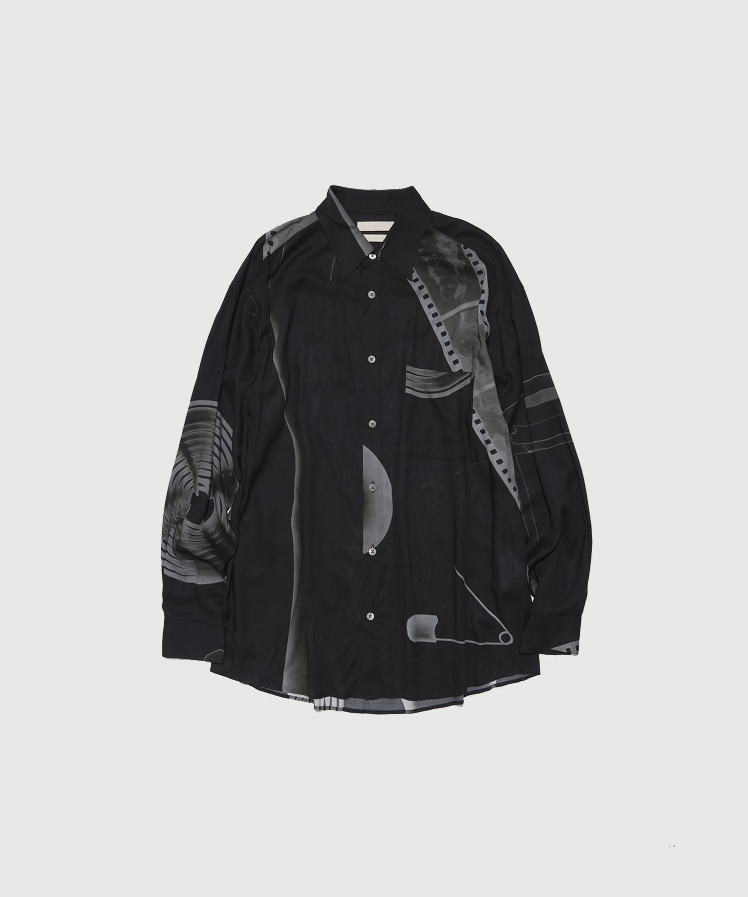 Photogram Printed Rayon Shirt