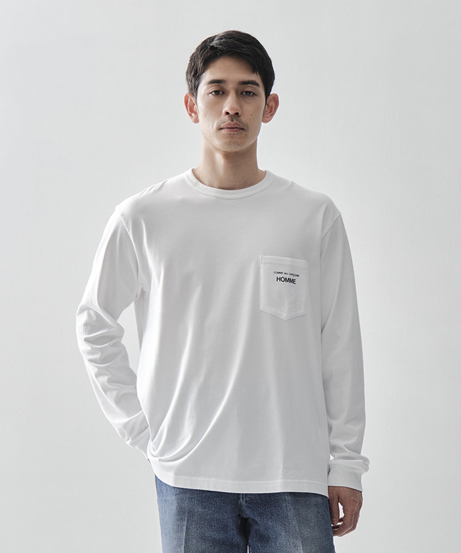 【コムデギャルソンオム】HP-T102-051 L/S TEE