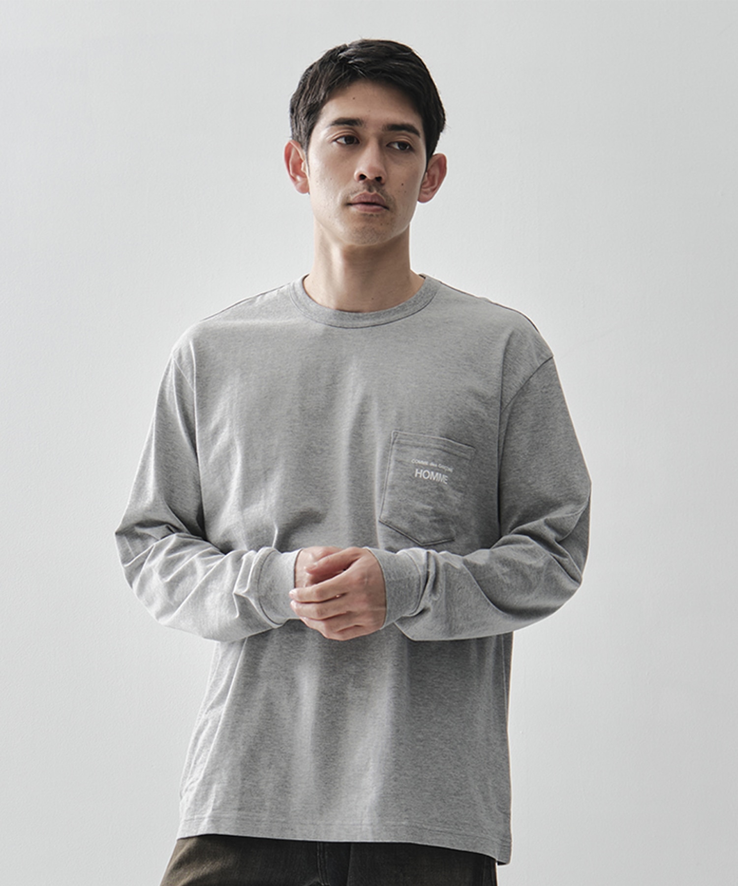 【コムデギャルソンオム】HP-T102-051 L/S TEE