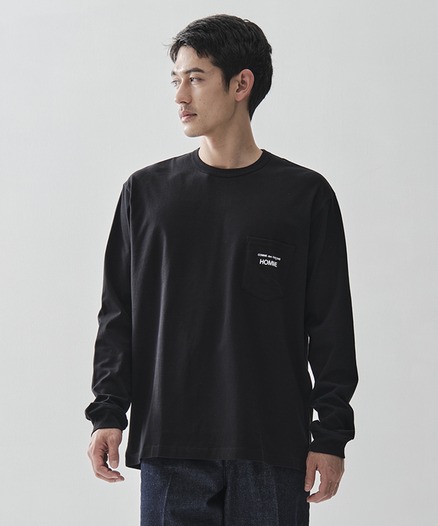 【コムデギャルソンオム】HP-T102-051 L/S TEE