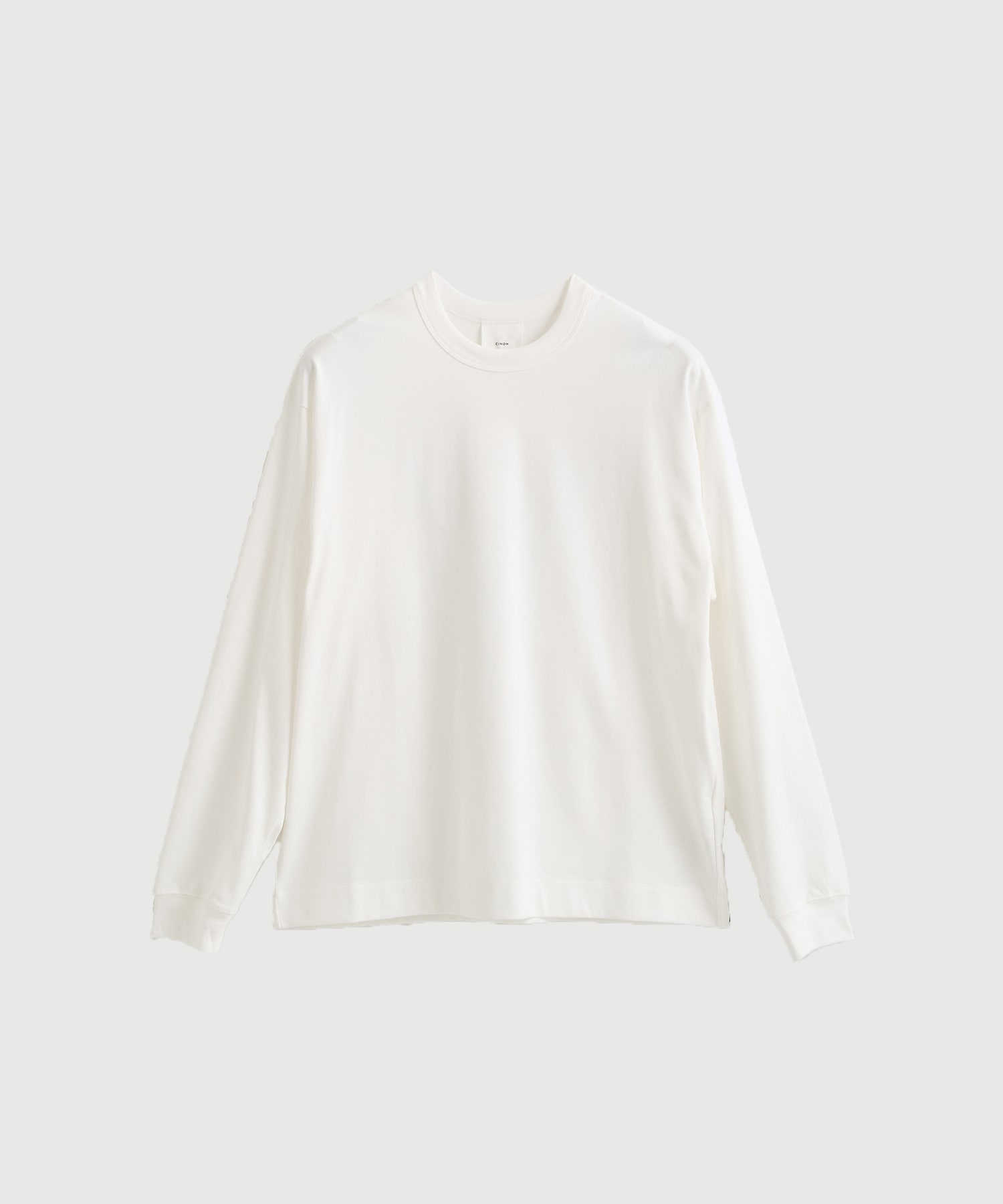 COTTON JERSEY LONG SLEEVE T-SHIRT