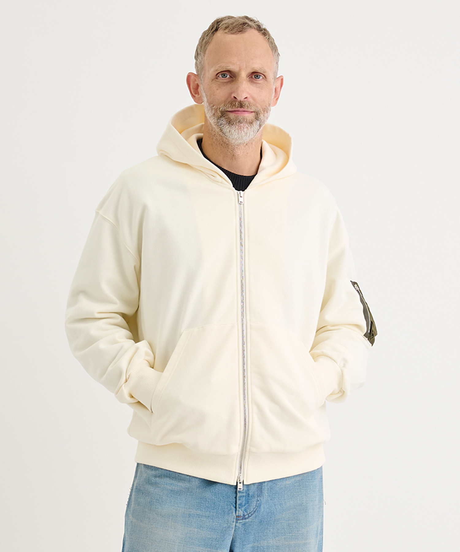 別注 CIGAR POCKET ZIP UP HOODIE