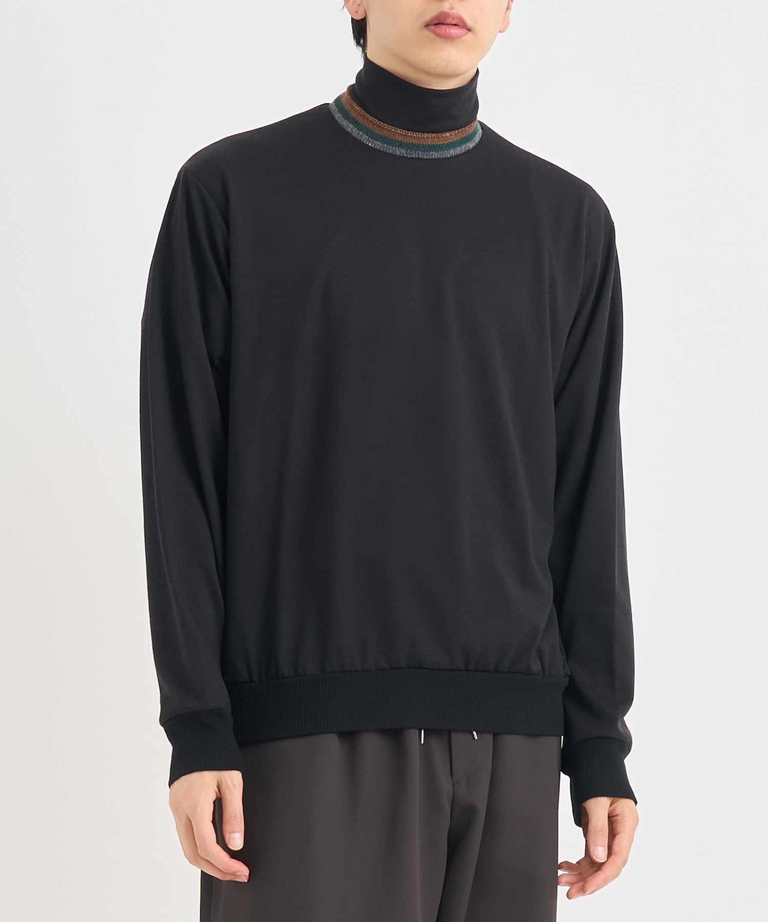 25WCM-T10206 L/S TURTLENECK KNIT