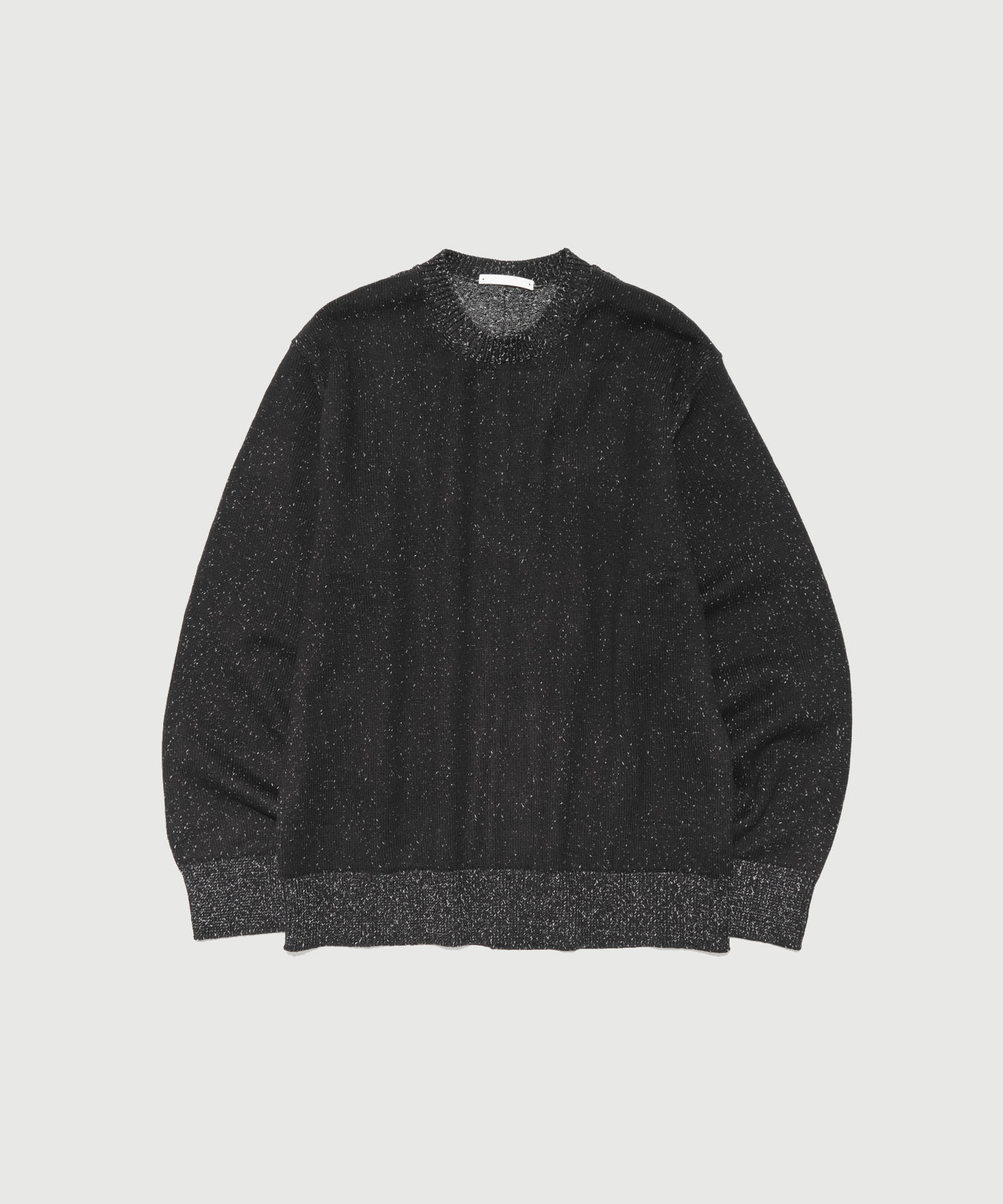 COTTON-BLEND KNIT PULLOVER